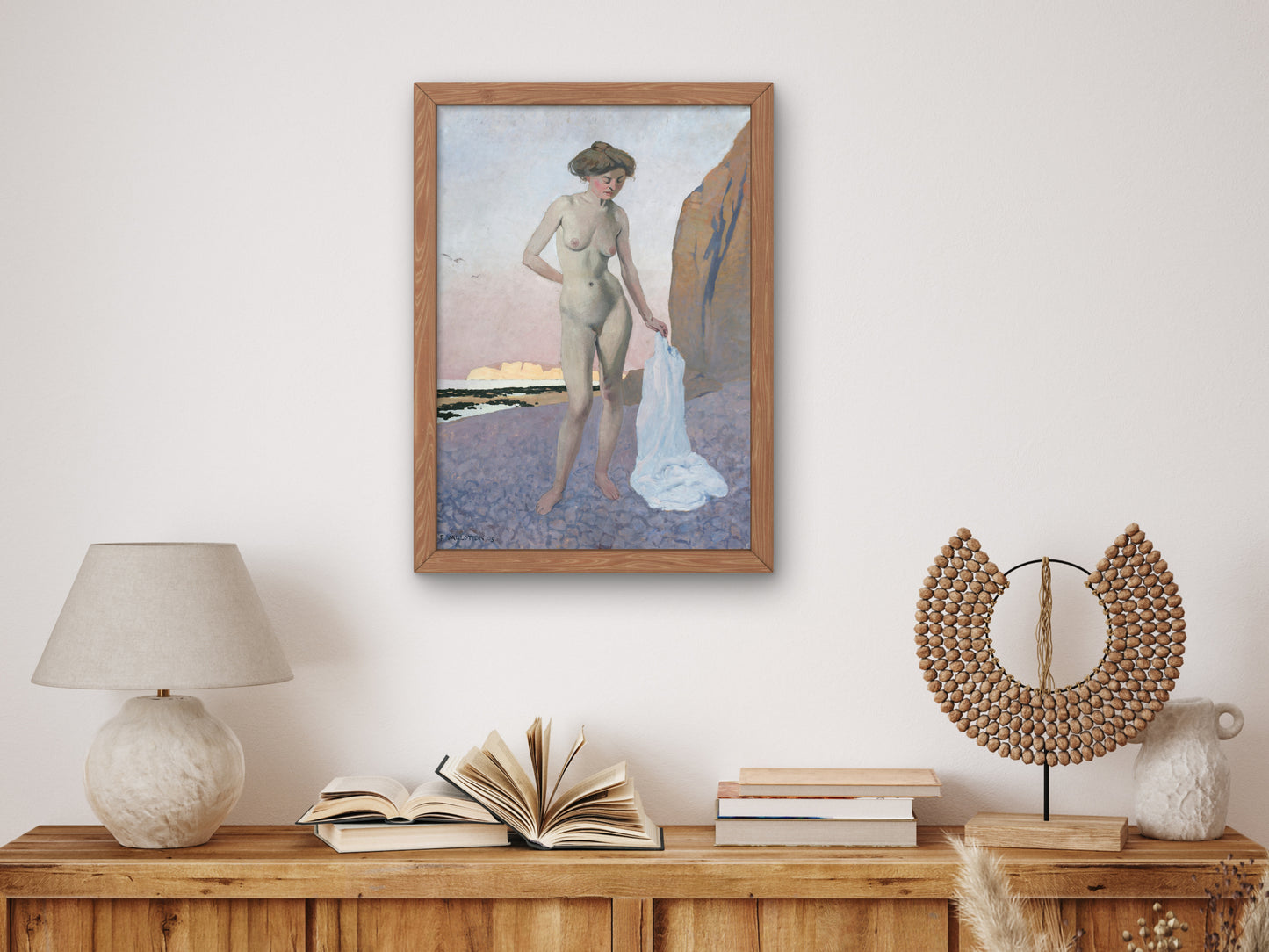 On the Beach by Félix Vallotton 1905, Wall Art Print, Fine Art Reproduction, Museum Quality Decor, Poster