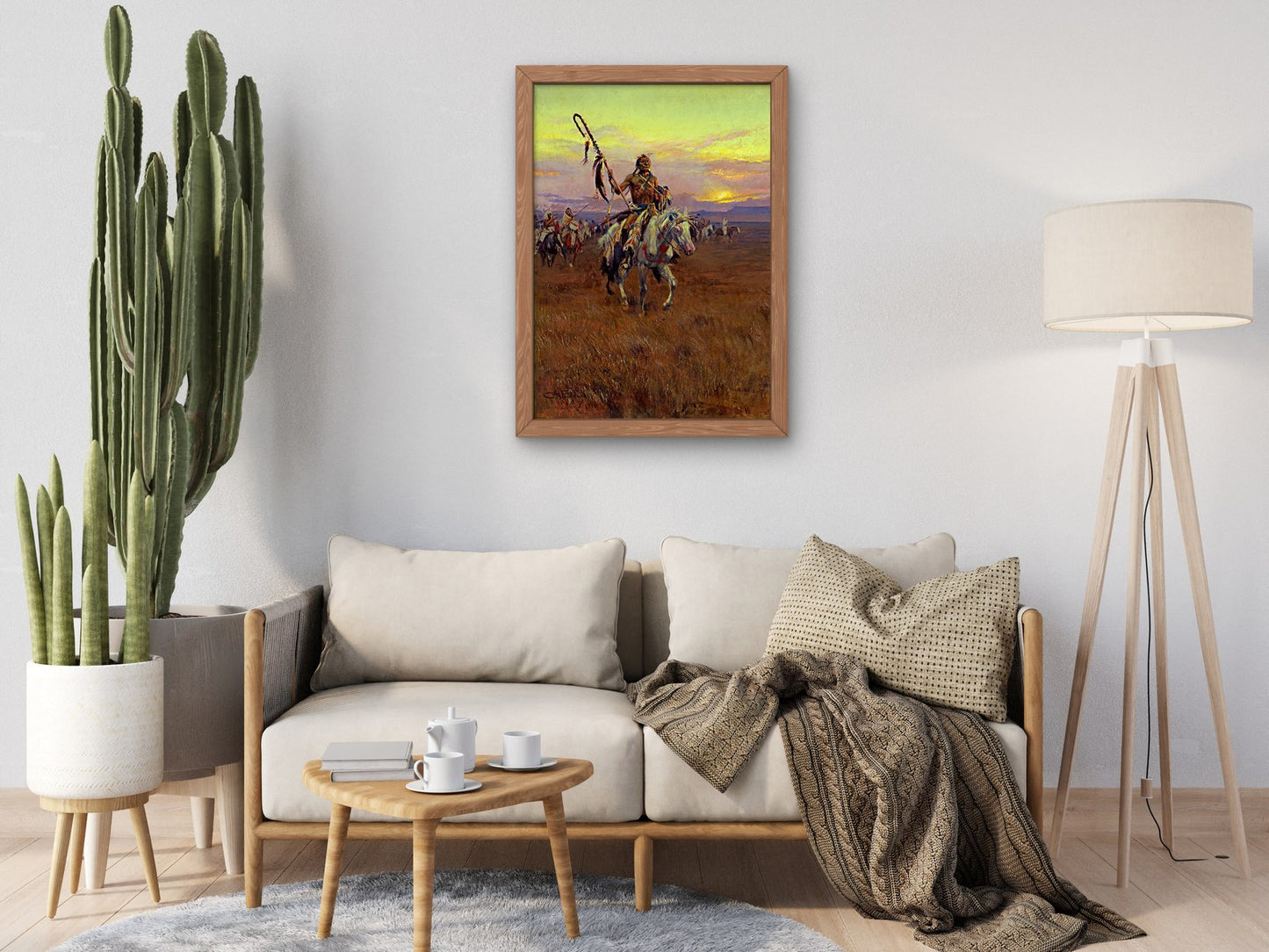 Medicine Man by Charles Marion Russell 1916, Wall Art Print, Fine Art Reproduction, Museum Quality Decor, Poster
