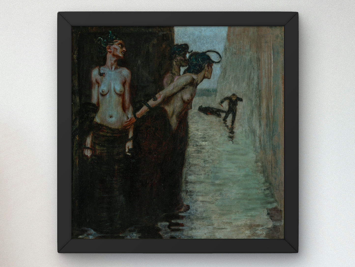 The Murderer by Franz von Stuck 1891, Wall Art Print, Fine Art Reproduction, Museum Quality Decor, Poster
