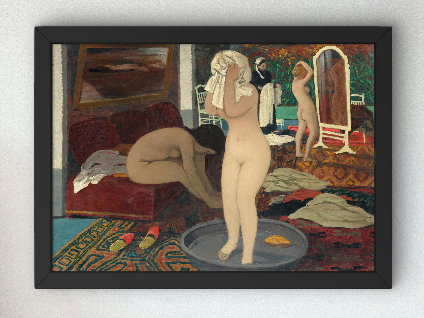 Women at Their Toilette by Félix Vallotton 1897, Wall Art Print, Fine Art Reproduction, Museum Quality Decor, Poster