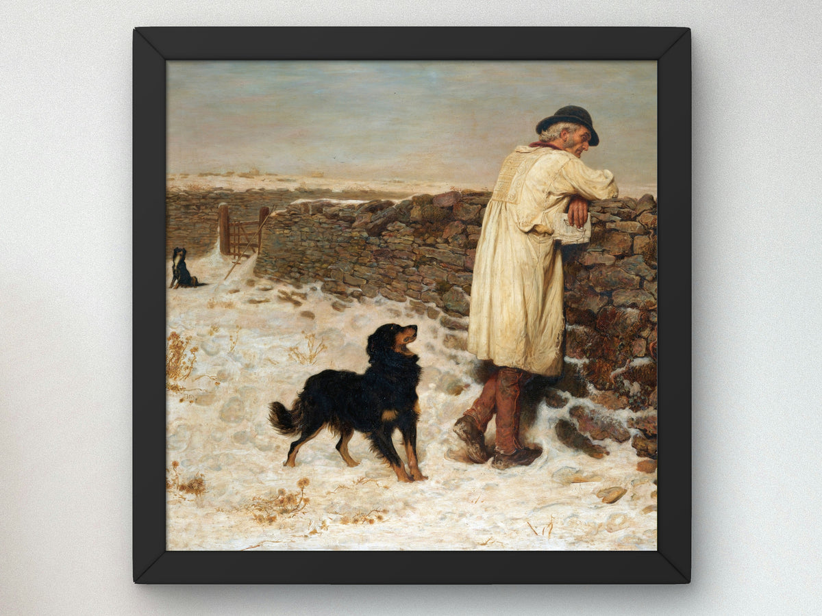 War Time by Briton Rivière 1874, Wall Art Print, Fine Art Reproduction, Museum Quality Decor, Poster