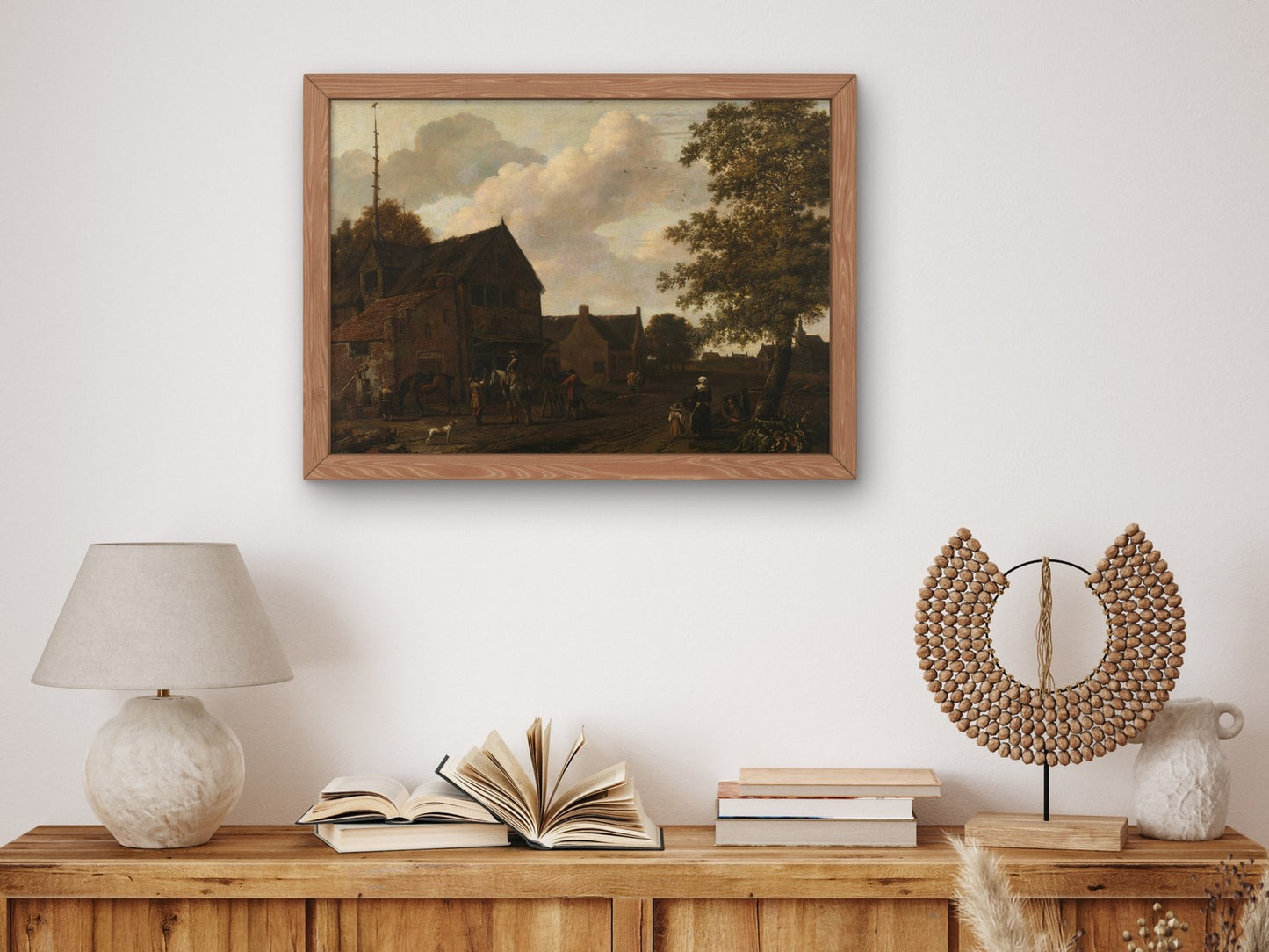 The Watering Place by Emanuel Murant, Wall Art Print, Fine Art Reproduction, Museum Quality Decor, Poster