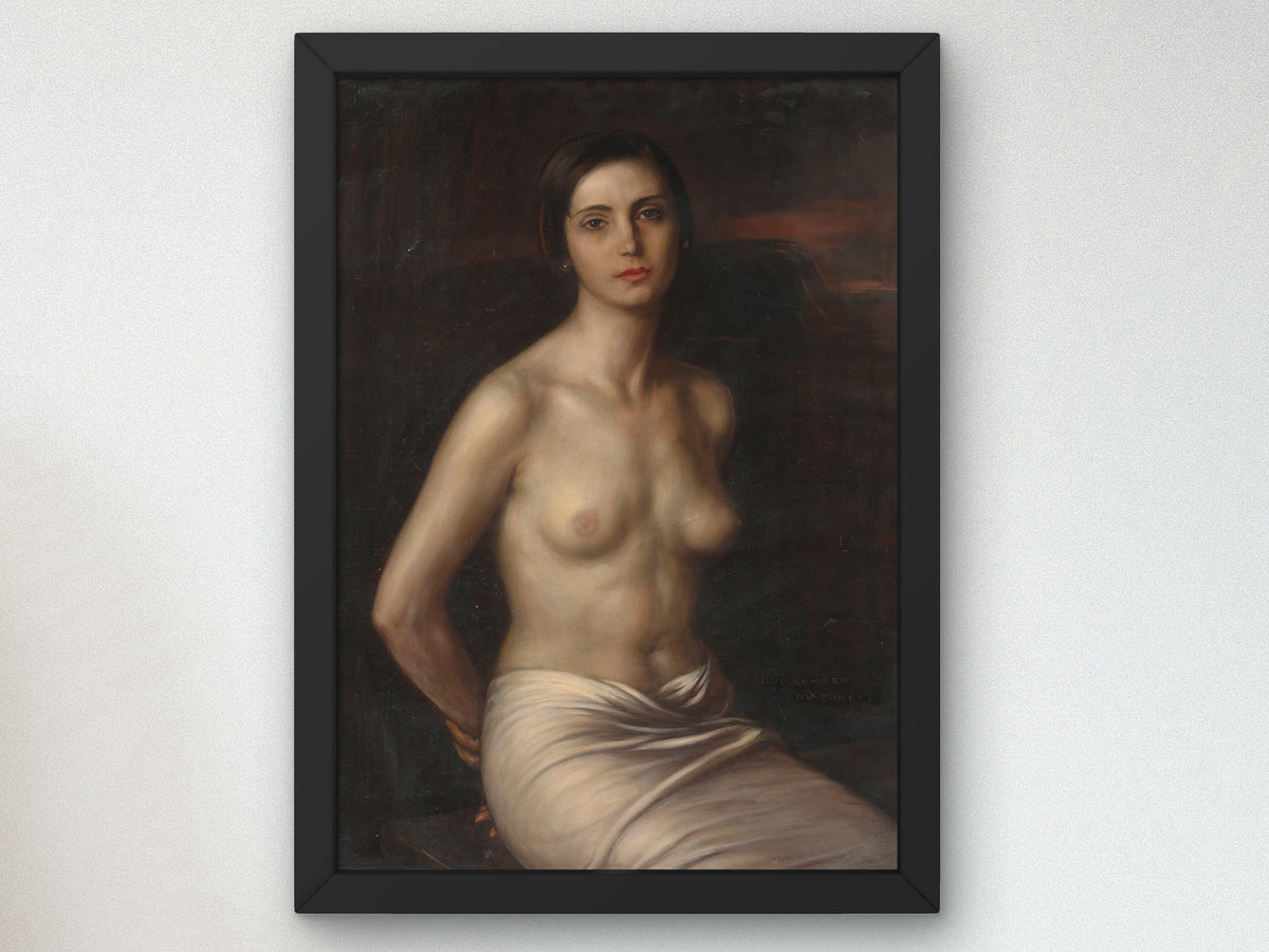 The Slave by Julio Romero de Torres 1925, Wall Art Print, Fine Art Reproduction, Museum Quality Decor, Poster