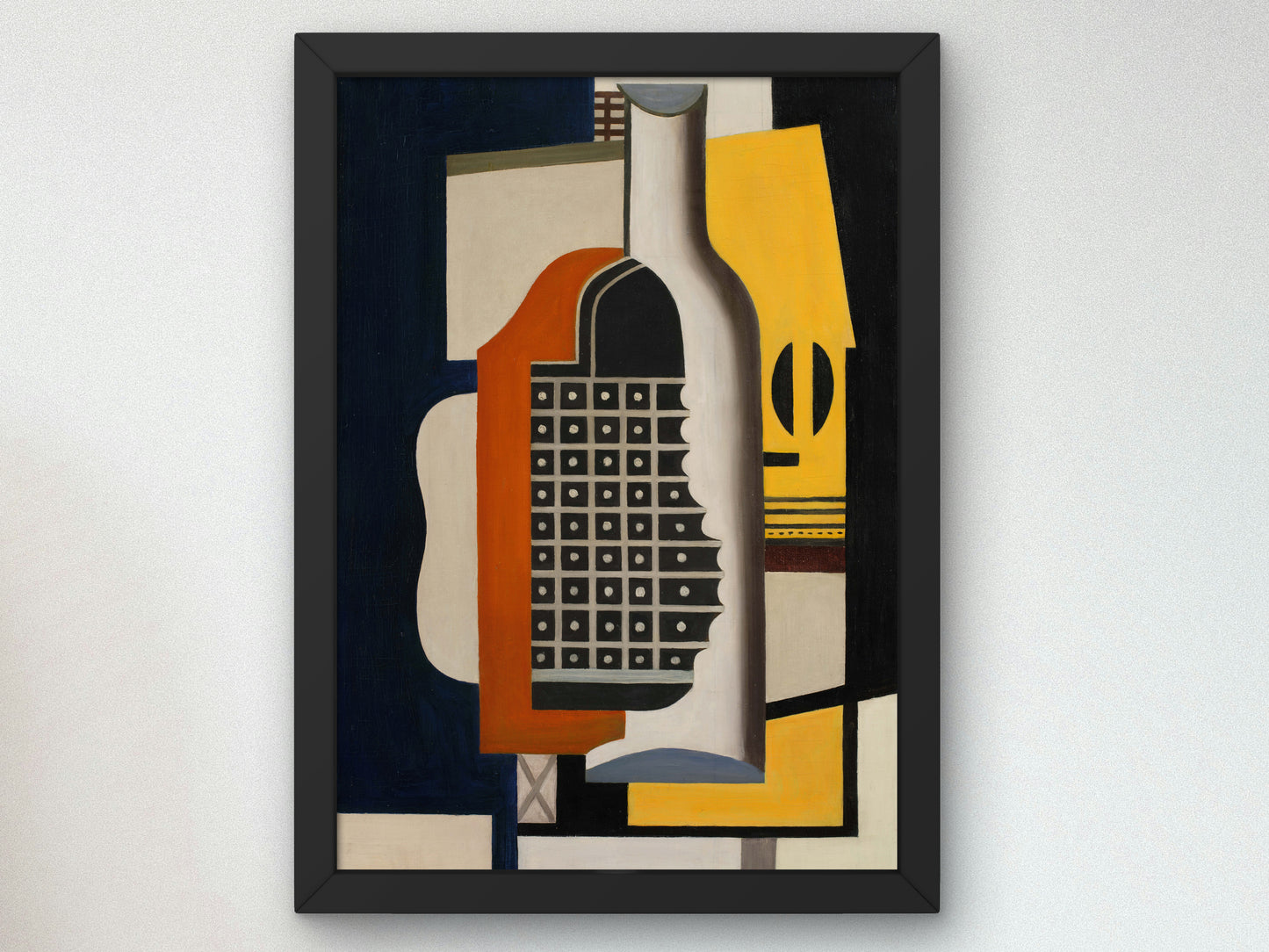 Still Life with Bottle by Fernand Léger 1926, Wall Art Print, Fine Art Reproduction, Museum Quality Decor, Poster