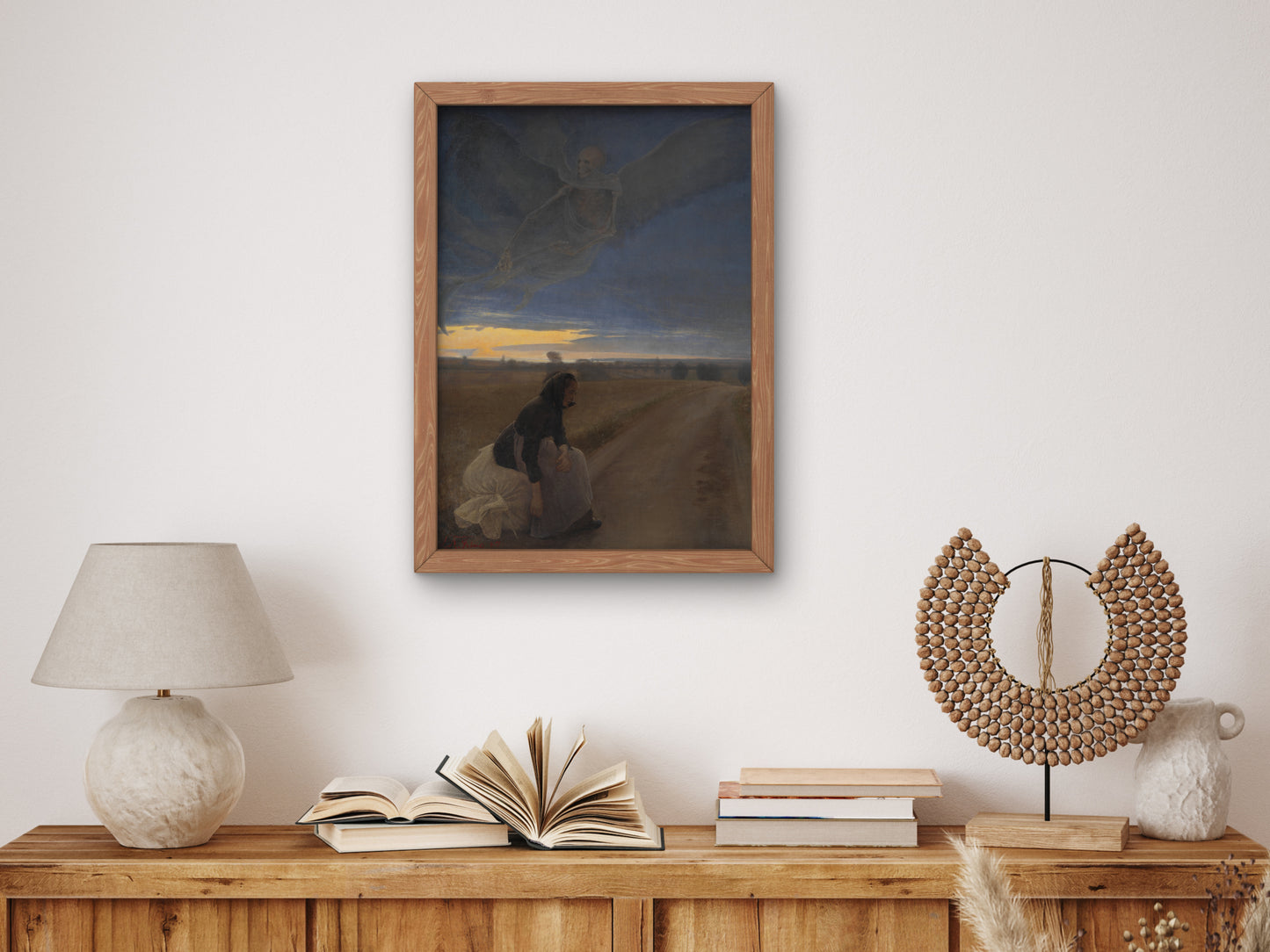 Evening by Laurits Andersen Ring 1887, Wall Art Print, Fine Art Reproduction, Museum Quality Decor, Poster