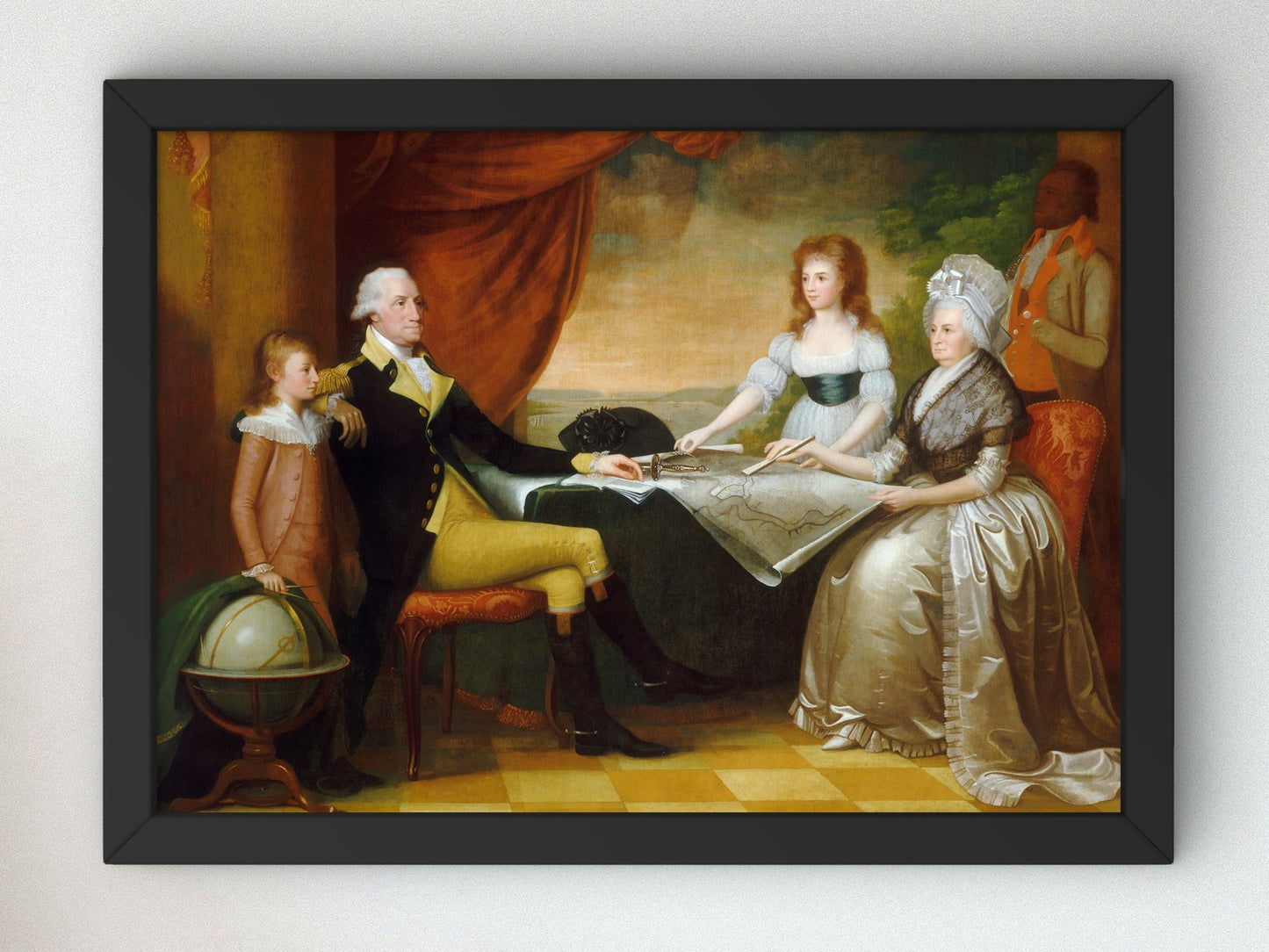 The Washington Family by Edward Savage 1789, Wall Art Print, Fine Art Reproduction, Museum Quality Decor, Poster