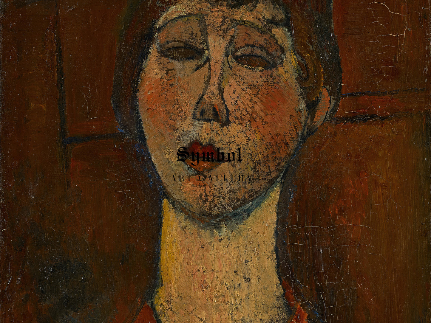 Portrait of Madame Dorival by Amedeo Modigliani 1916, Wall Art Print, Fine Art Reproduction, Museum Quality Decor, Poster