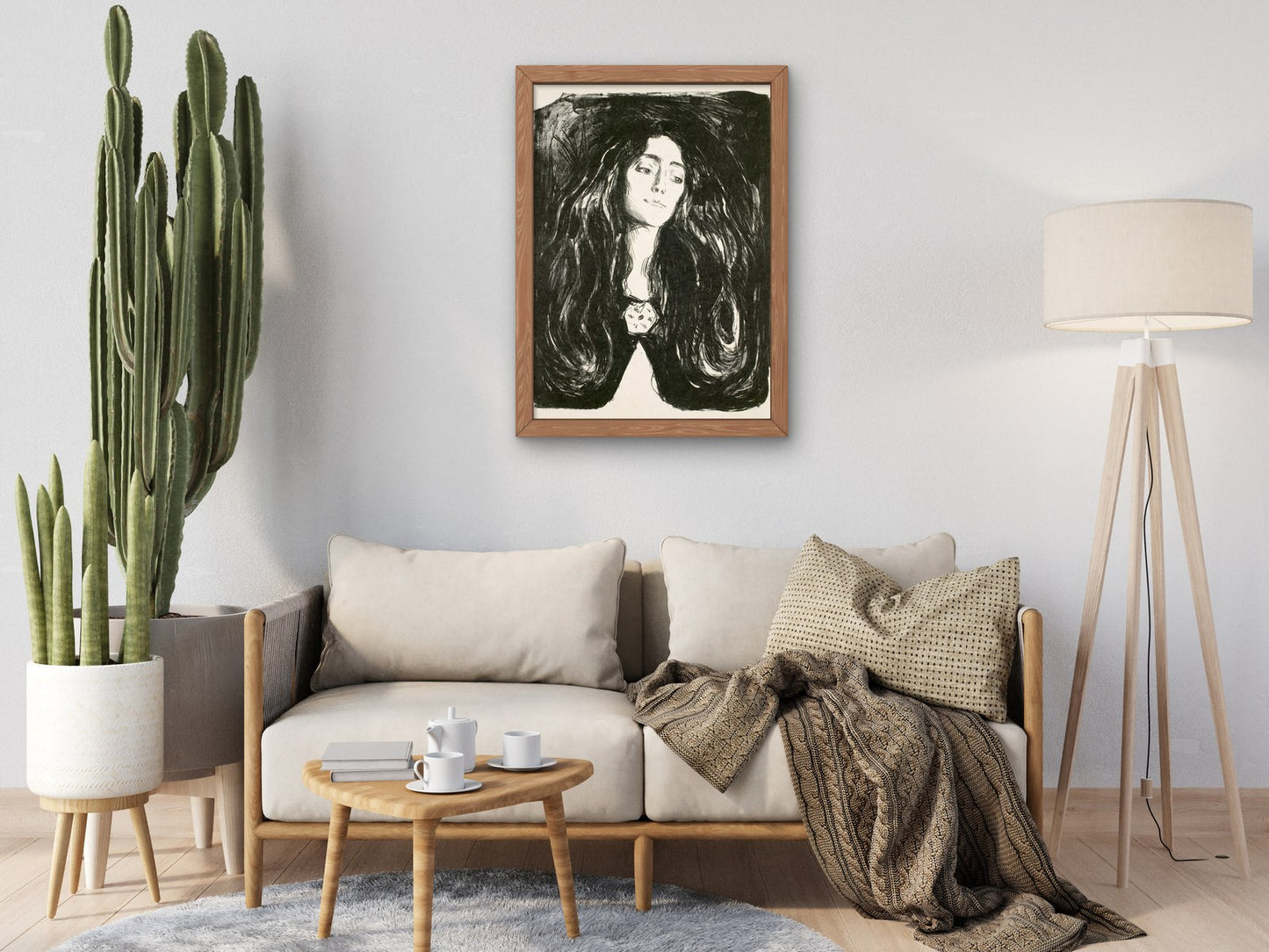 The Brooch Eva Mudocci by Edvard Munch 1903, Wall Art Print, Fine Art Reproduction, Museum Quality Decor, Poster