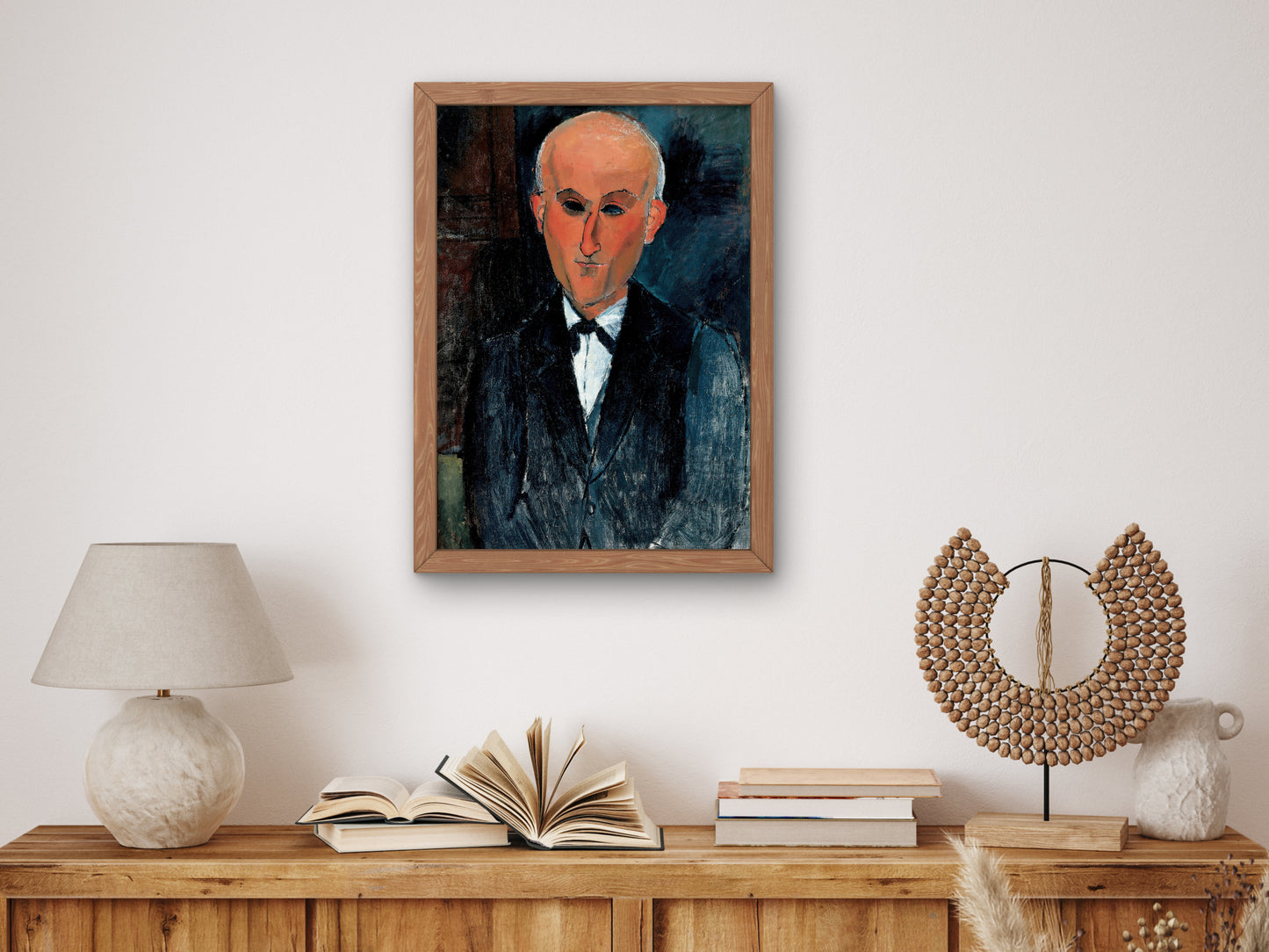 Max Jacob by Amedeo Modigliani 1911, Wall Art Print, Fine Art Reproduction, Museum Quality Decor, Poster