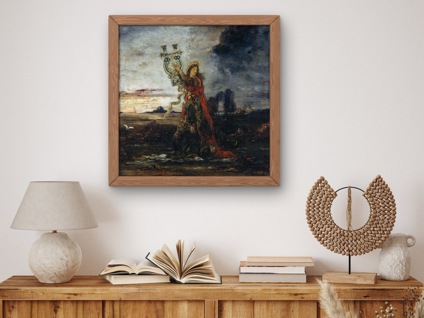 Arion by Gustave Moreau 1891, Wall Art Print, Fine Art Reproduction, Museum Quality Decor, Poster