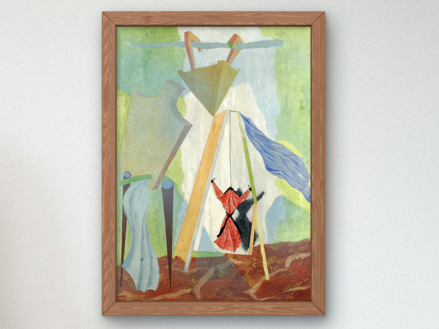 Composition by Jindřích Štyrský 1932, Wall Art Print, Fine Art Reproduction, Museum Quality Decor, Poster