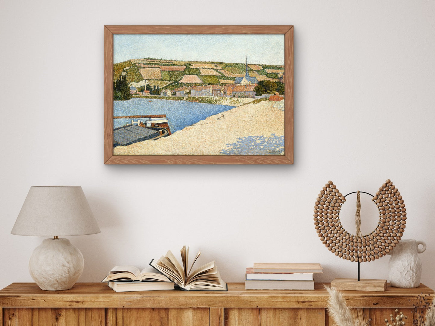 Les Andelys, Côte d'Aval by Paul Signac 1886, Wall Art Print, Fine Art Reproduction, Museum Quality Decor, Poster
