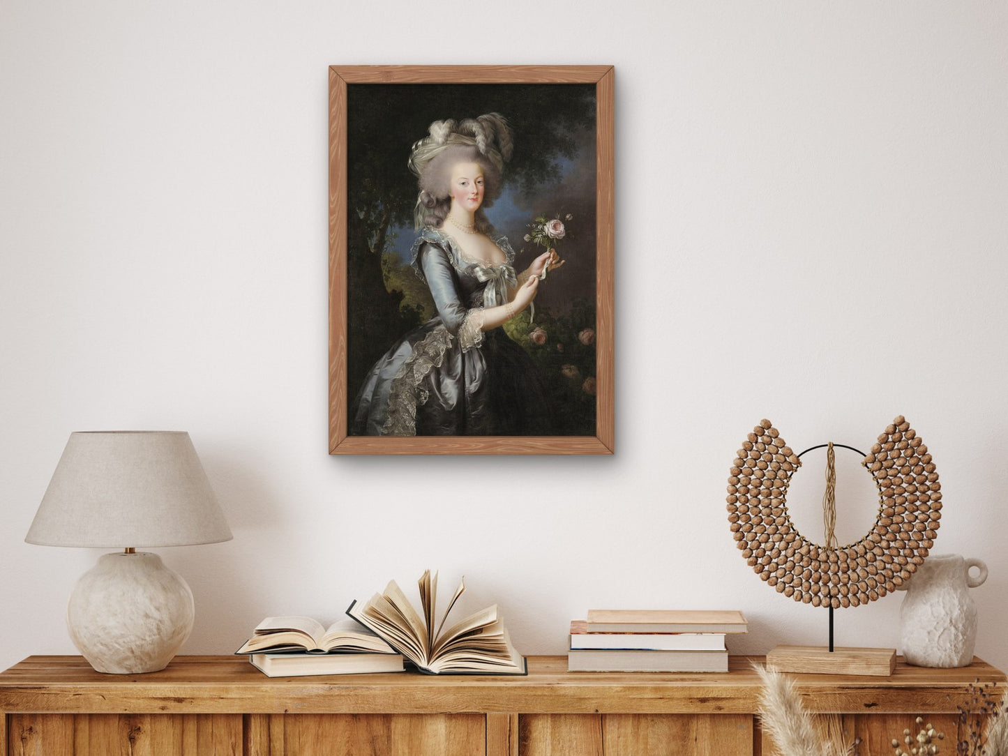 Marie Antoinette Queen of France by Élisabeth Vigée Le Brun 1783, Wall Art Print, Fine Art Reproduction, Museum Quality Decor, Poster