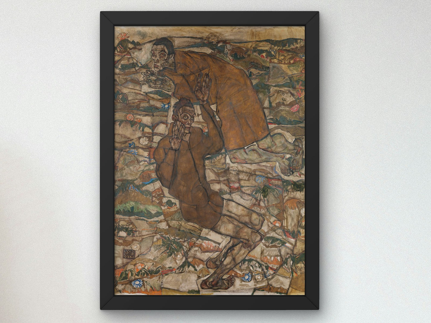 Levitation The Blind II by Egon Schiele 1915, Wall Art Print, Fine Art Reproduction, Museum Quality Decor, Poster