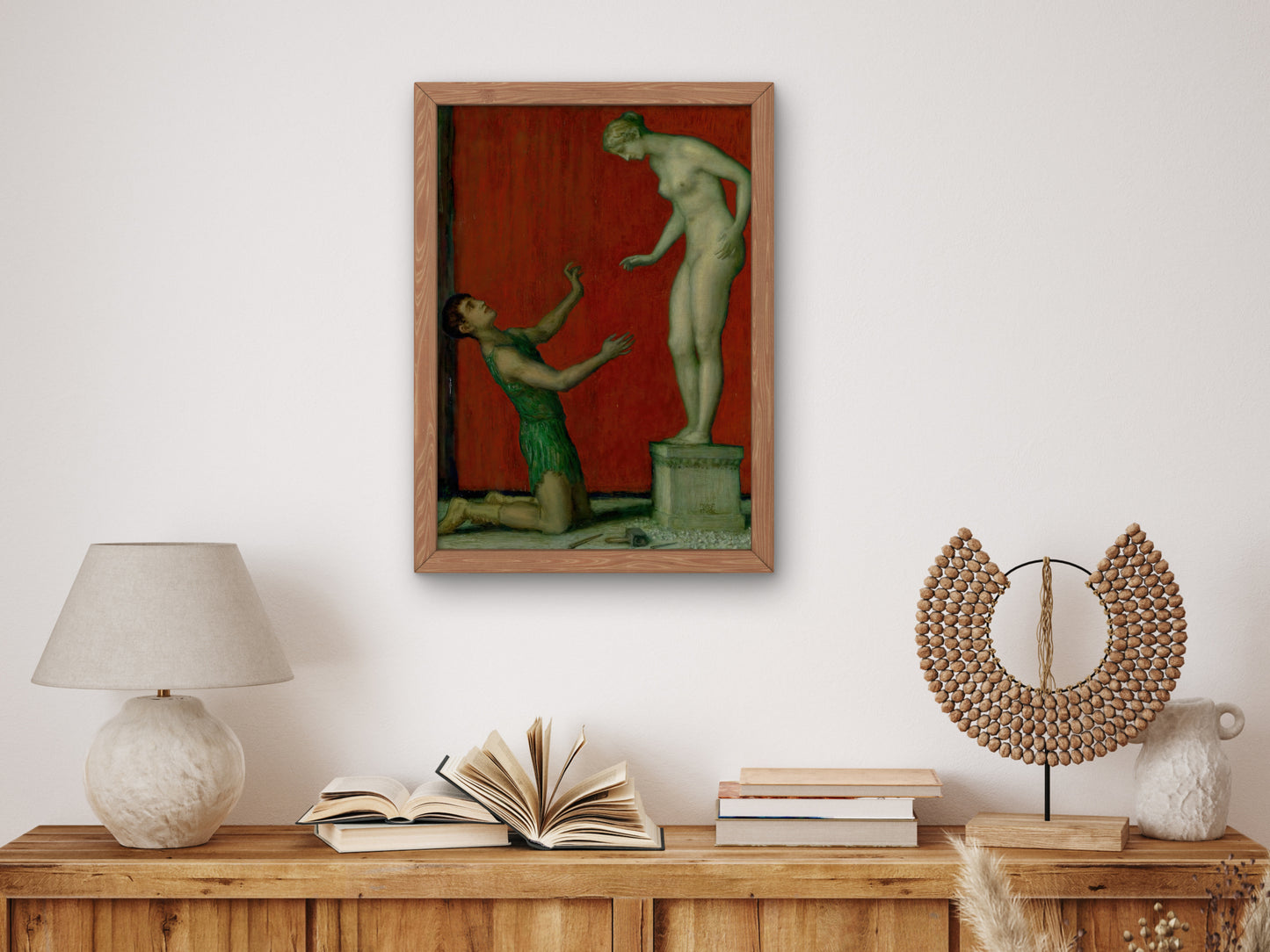Pygmalion by Franz von Stuck 1926, Wall Art Print, Fine Art Reproduction, Museum Quality Decor, Poster