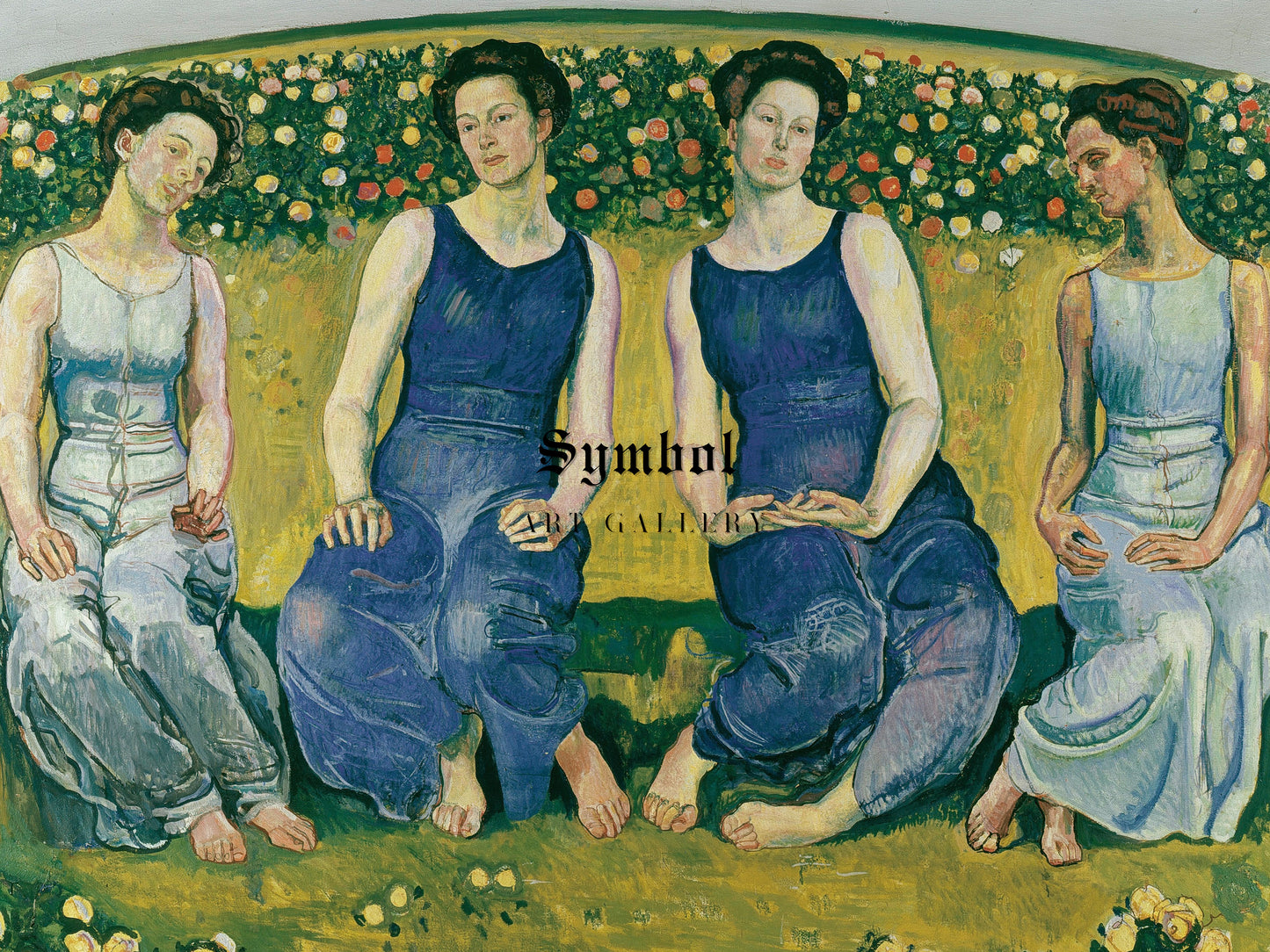Holy Hour by Ferdinand Hodler 1907, Wall Art Print, Fine Art Reproduction, Museum Quality Decor, Poster