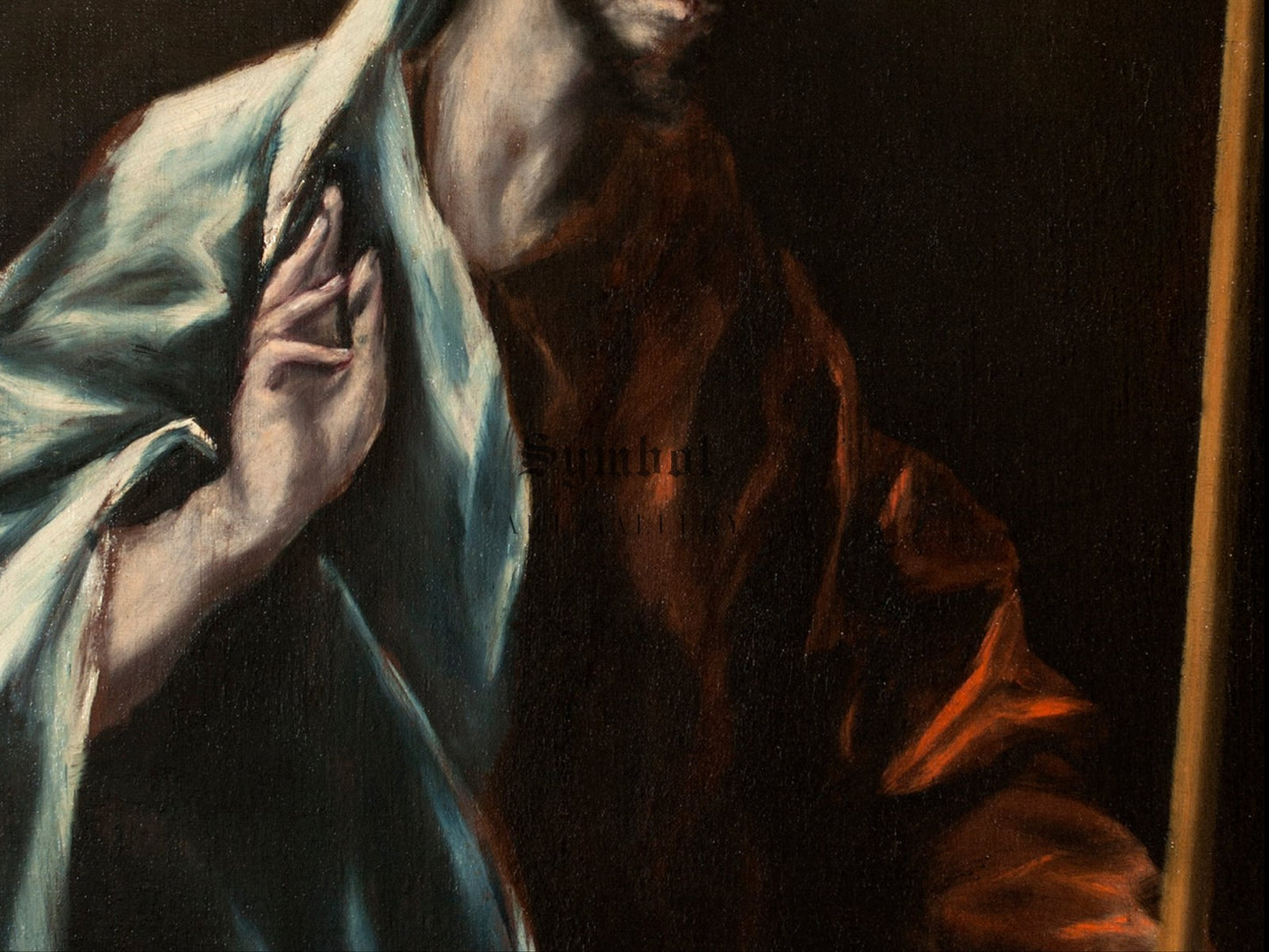 Saint Thomas by El Greco 1610, Wall Art Print, Fine Art Reproduction, Museum Quality Decor, Poster