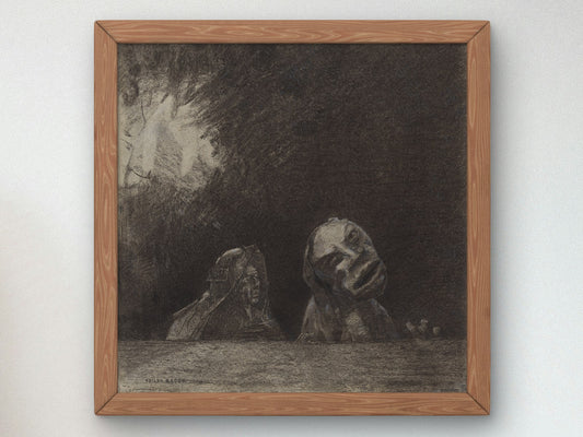 Quasimodo by Odilon Redon 1875, Wall Art Print, Fine Art Reproduction, Museum Quality Decor, Poster