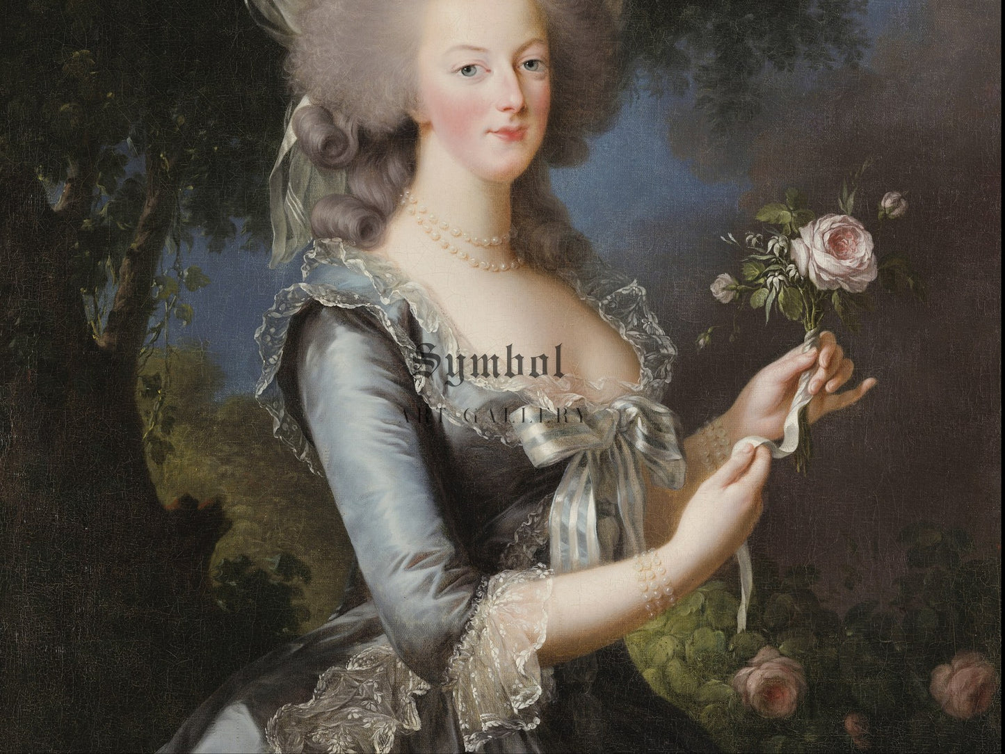 Marie Antoinette Queen of France by Élisabeth Vigée Le Brun 1783, Wall Art Print, Fine Art Reproduction, Museum Quality Decor, Poster