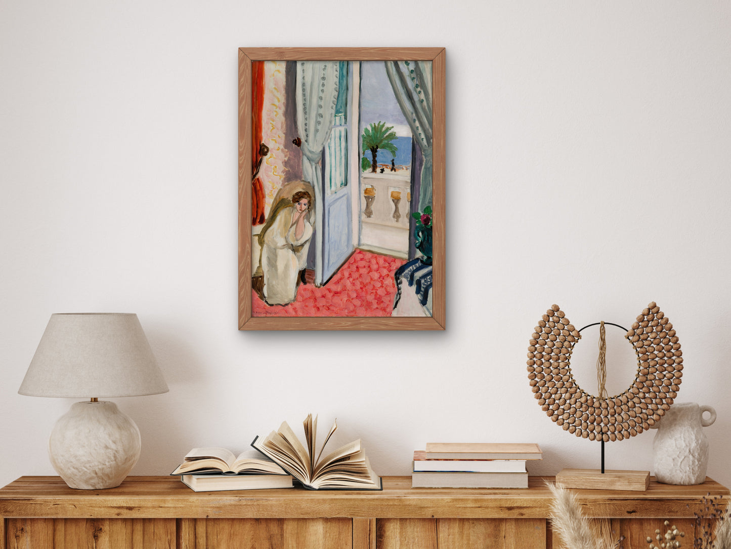 Interior at Nice by Henri Matisse 1919, Wall Art Print, Fine Art Reproduction, Museum Quality Decor, Poster