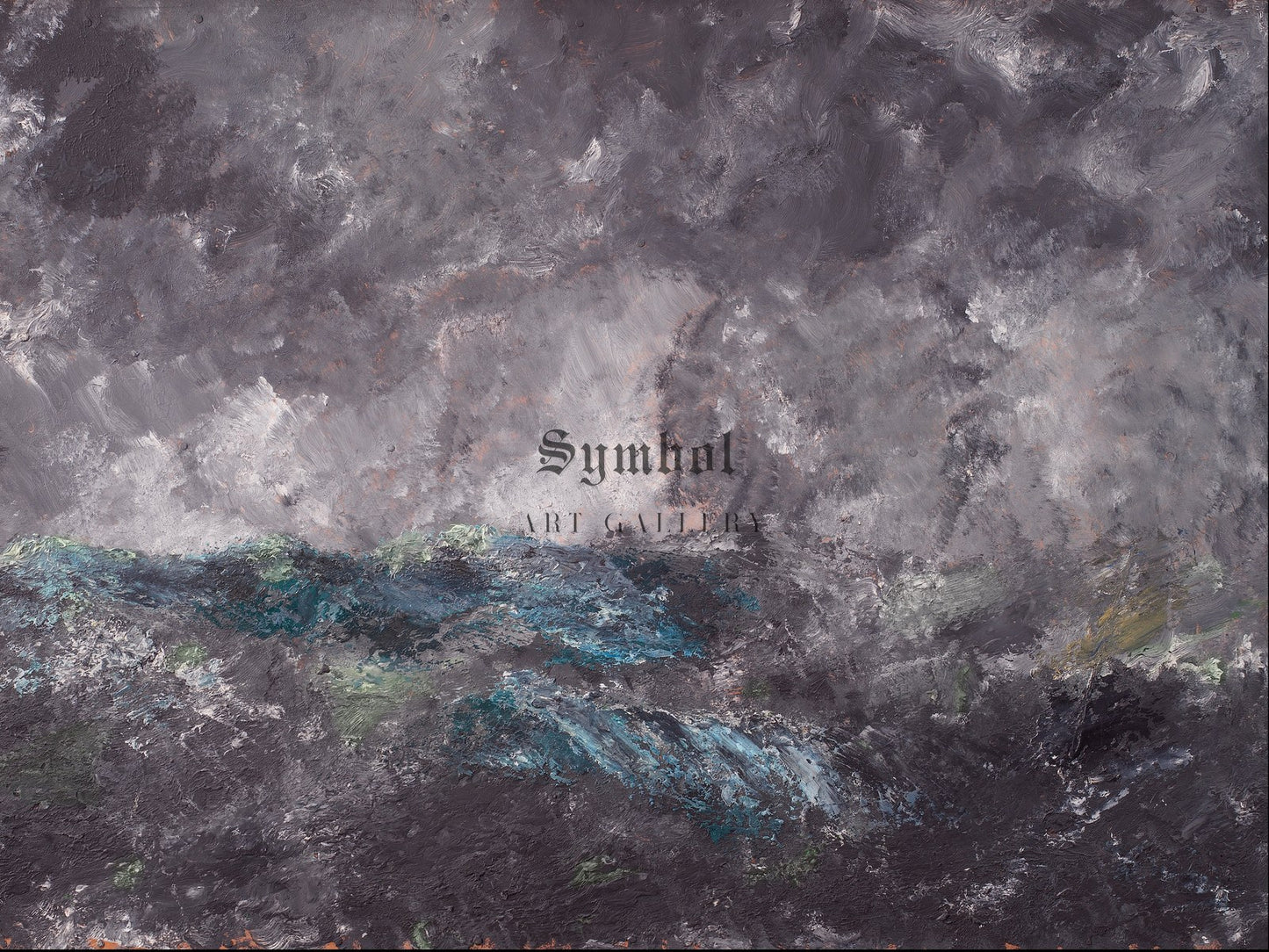 Storm in the Skerries The Flying Dutchman by August Strindberg 1892, Wall Art Print, Fine Art Reproduction, Museum Quality Decor, Poster