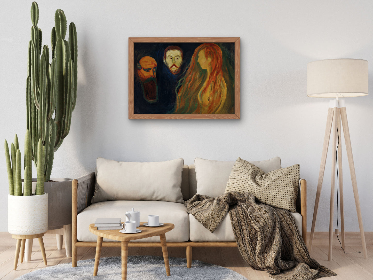 Tragedy by Edvard Munch 1898, Wall Art Print, Fine Art Reproduction, Museum Quality Decor, Poster