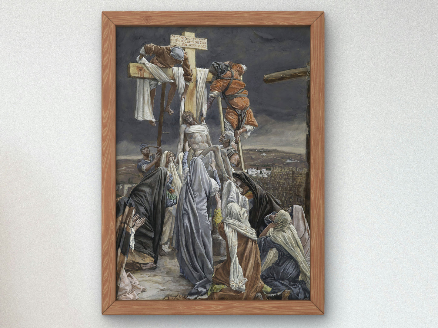 The Descent from the Cross by James Tissot 1886, Wall Art Print, Fine Art Reproduction, Museum Quality Decor, Poster