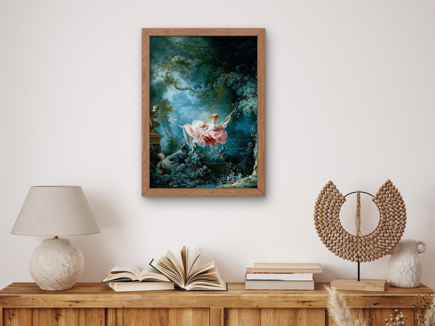 The Swing by Jean Honoré Fragonard 1767, Wall Art Print, Fine Art Reproduction, Museum Quality Decor, Poster