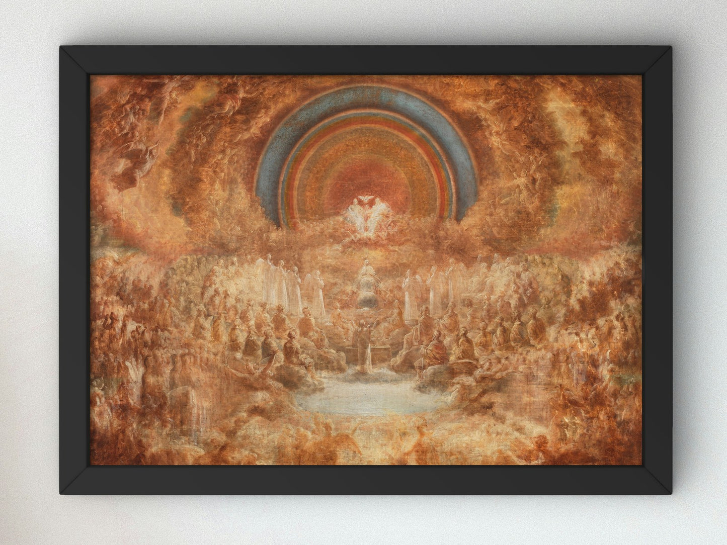 Coronation of the Virgin by Domingos Sequeira 1800, Wall Art Print, Fine Art Reproduction, Museum Quality Decor, Poster