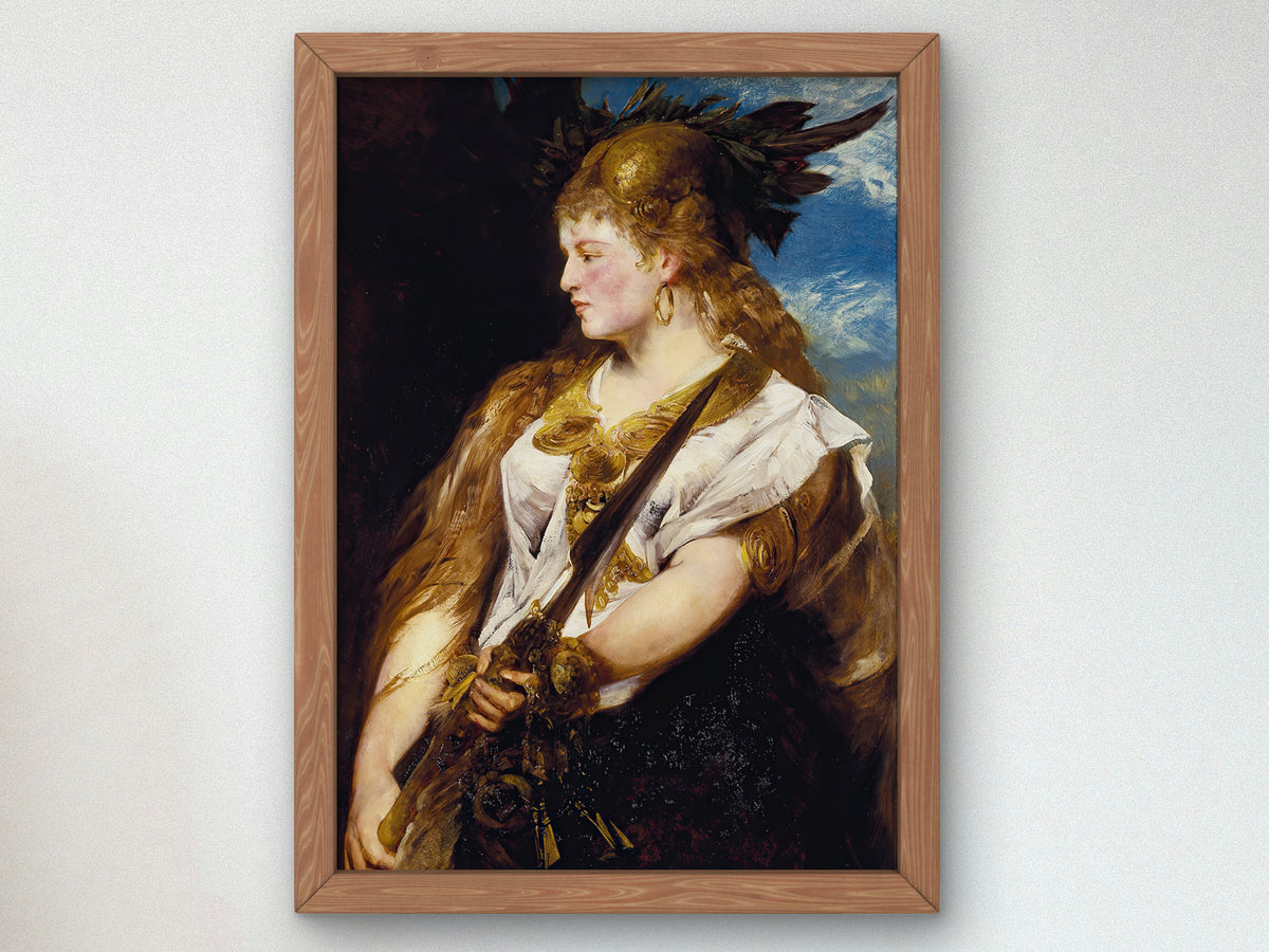 The Valkyrie by Hans Makart 1877, Wall Art Print, Fine Art Reproduction, Museum Quality Decor, Poster