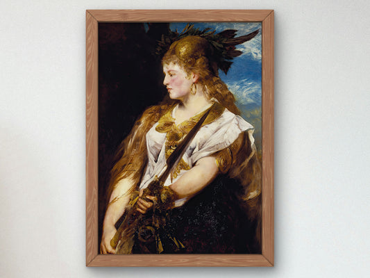 The Valkyrie by Hans Makart 1877, Wall Art Print, Fine Art Reproduction, Museum Quality Decor, Poster