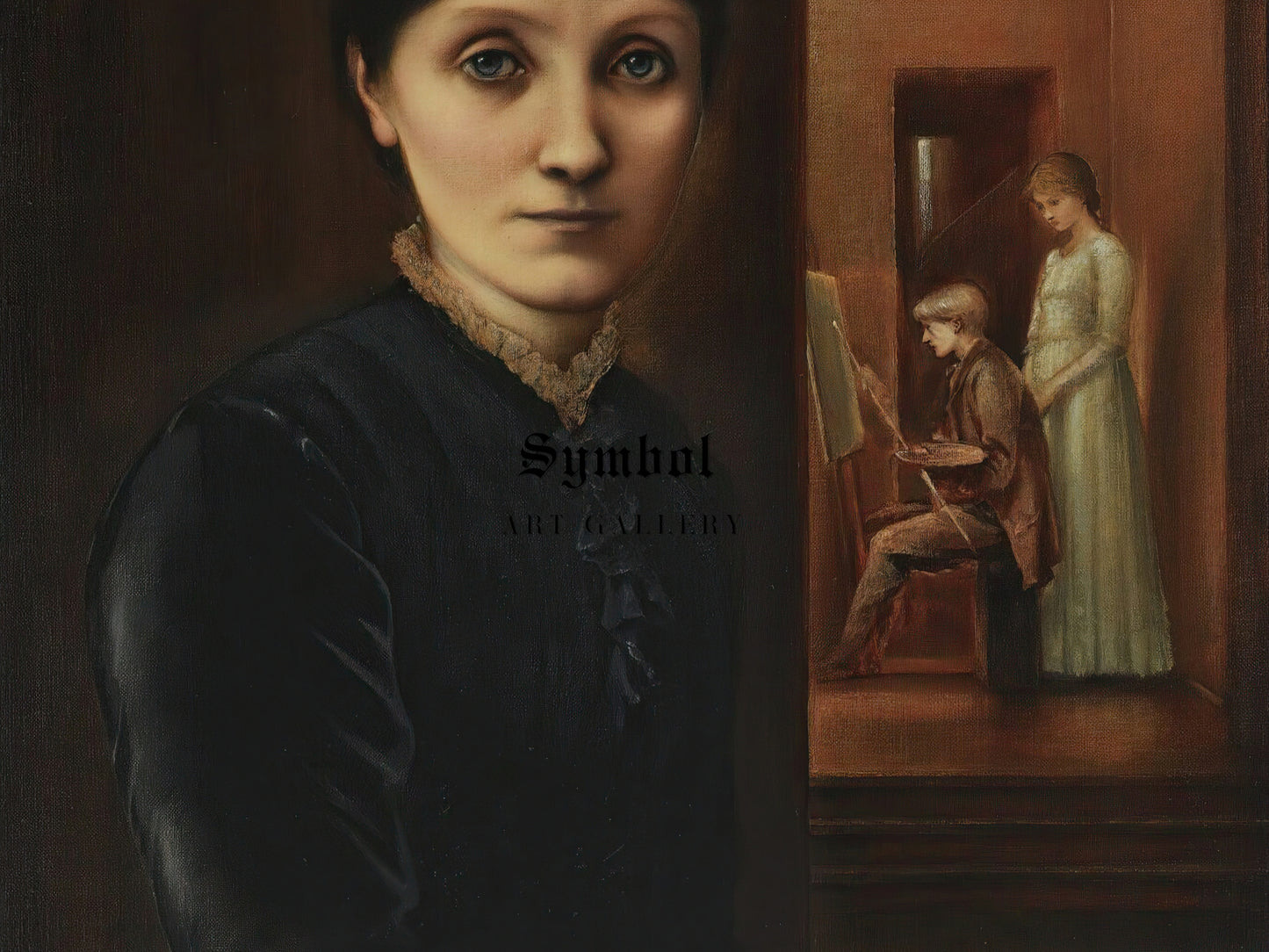 Portrait of Georgiana by Edward Coley Burne Jones 1870, Wall Art Print, Fine Art Reproduction, Museum Quality Decor, Poster