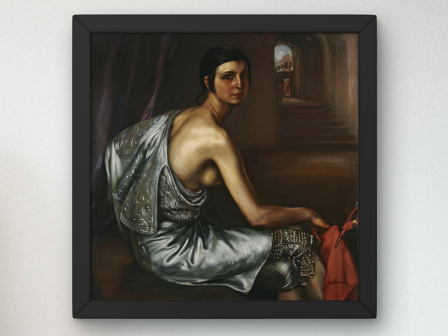 The Torero Girl by Julio Romero de Torres 1928, Wall Art Print, Fine Art Reproduction, Museum Quality Decor, Poster