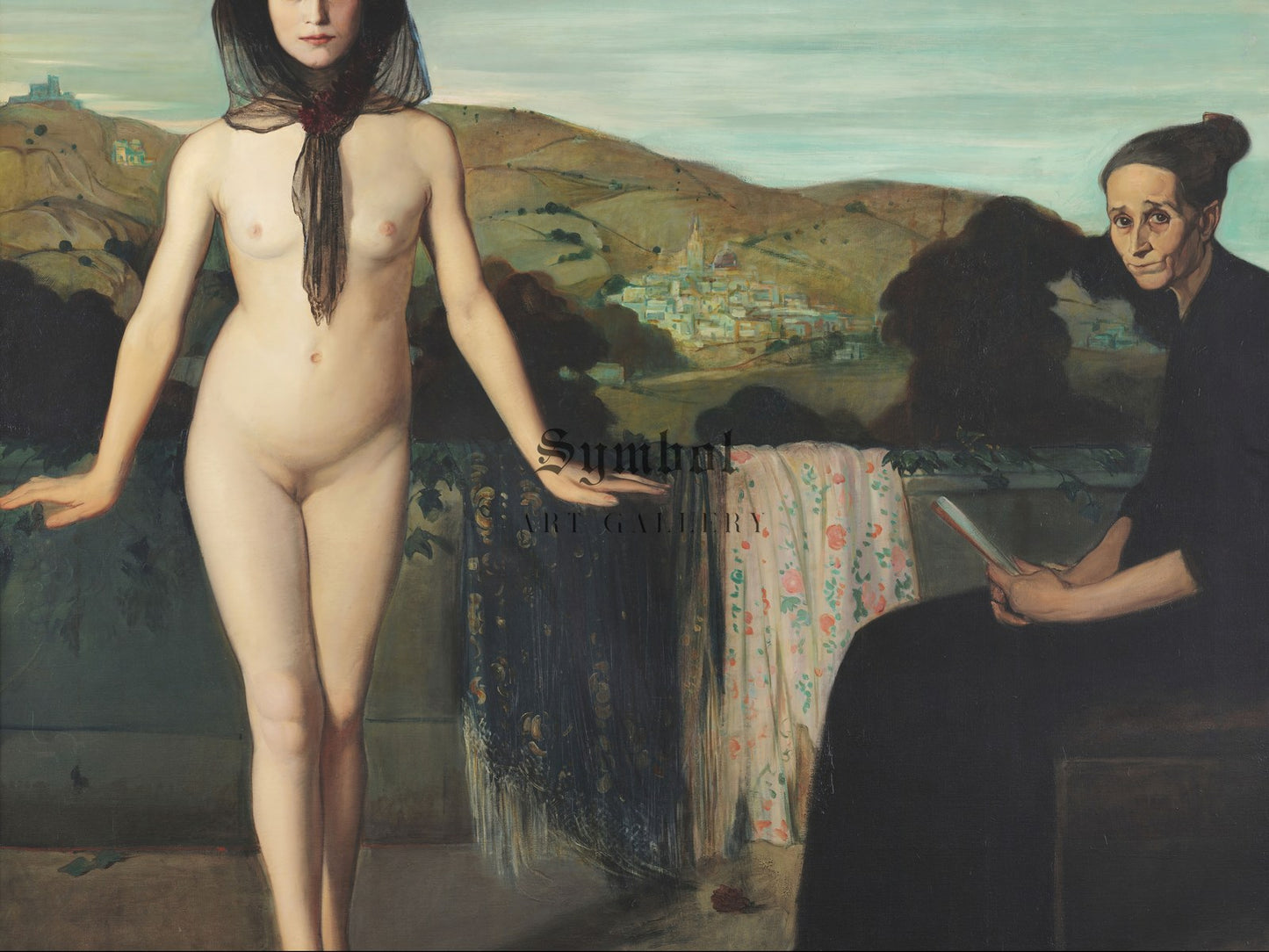 The Naked Dancer by Ángel Zárraga 1907, Wall Art Print, Fine Art Reproduction, Museum Quality Decor, Poster