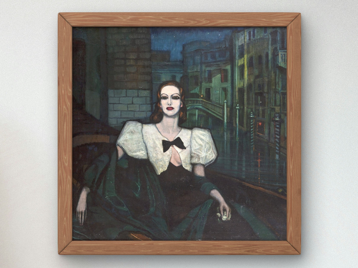 Miss Joan Crawford by Federico Beltrán Masses 1932, Wall Art Print, Fine Art Reproduction, Museum Quality Decor, Poster