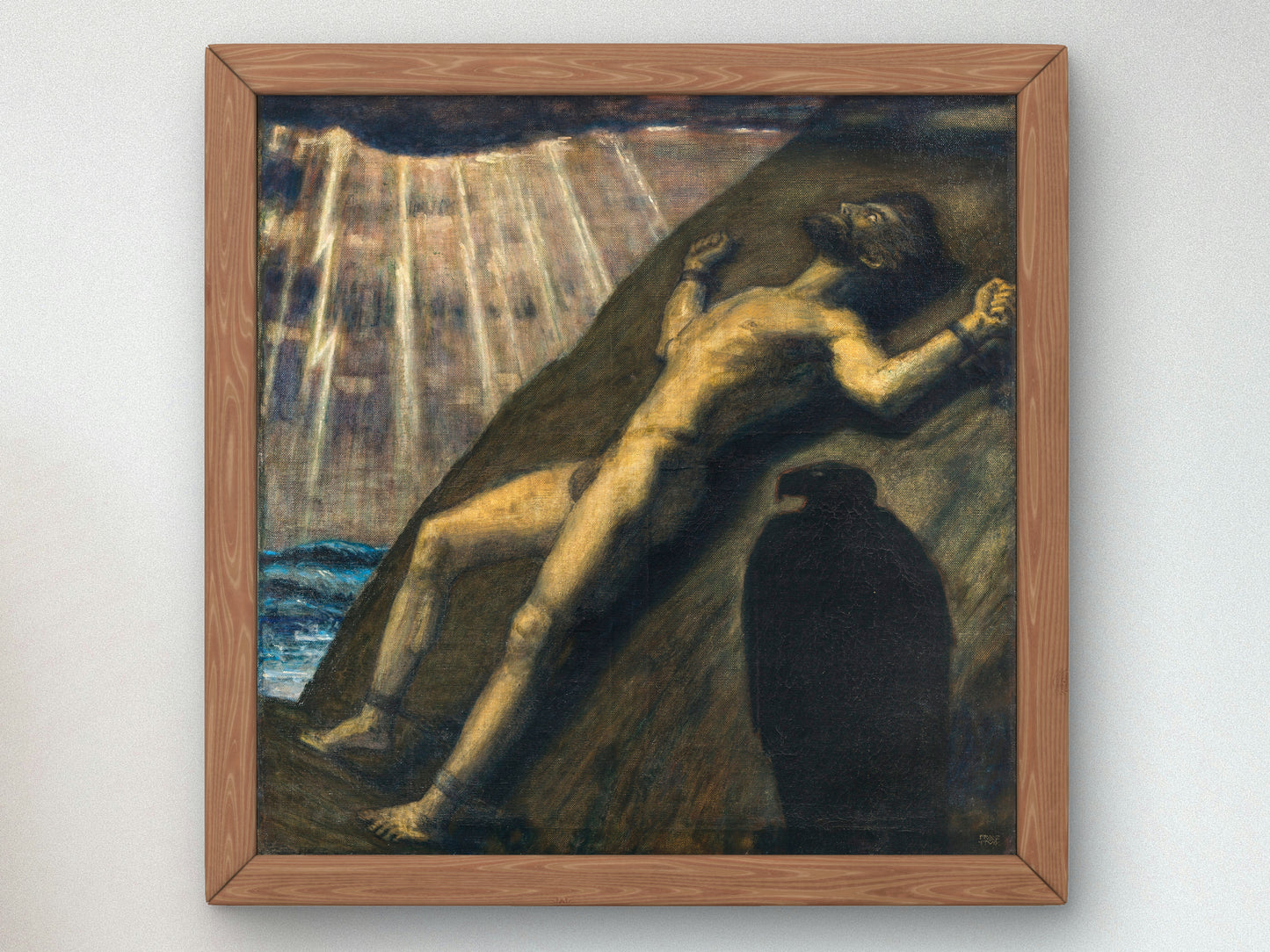 Prometheus by Franz von Stuck 1926, Wall Art Print, Fine Art Reproduction, Museum Quality Decor, Poster