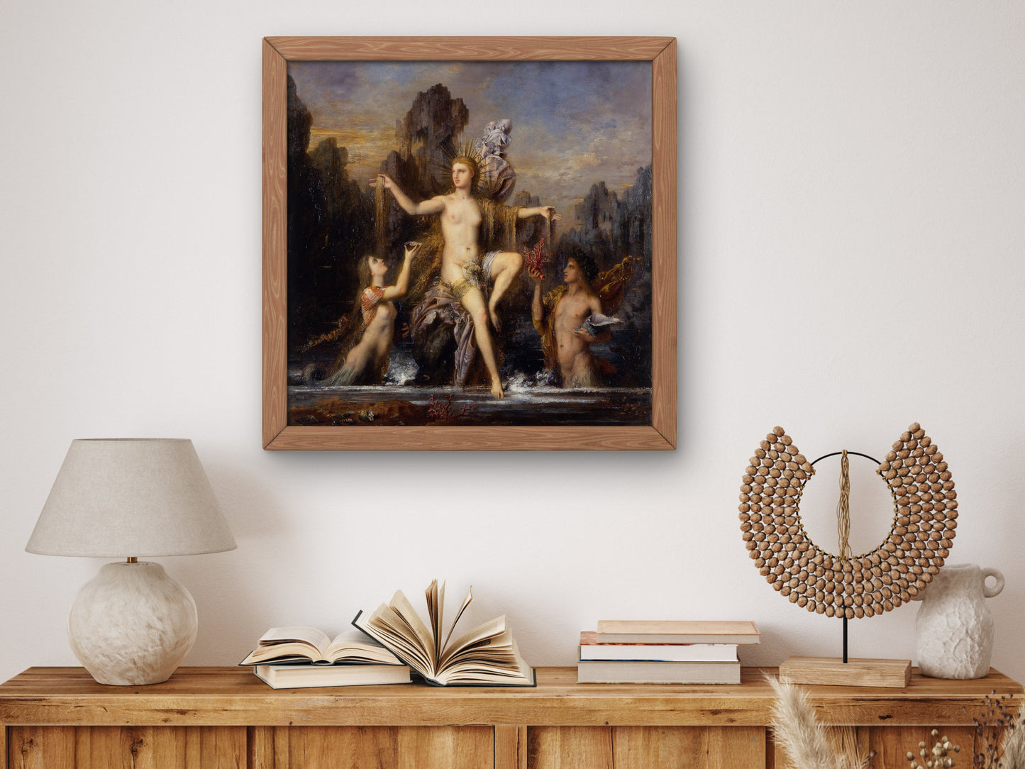 Venus Rising from the Sea by Gustave Moreau, Wall Art Print, Fine Art Reproduction, Museum Quality Decor, Poster