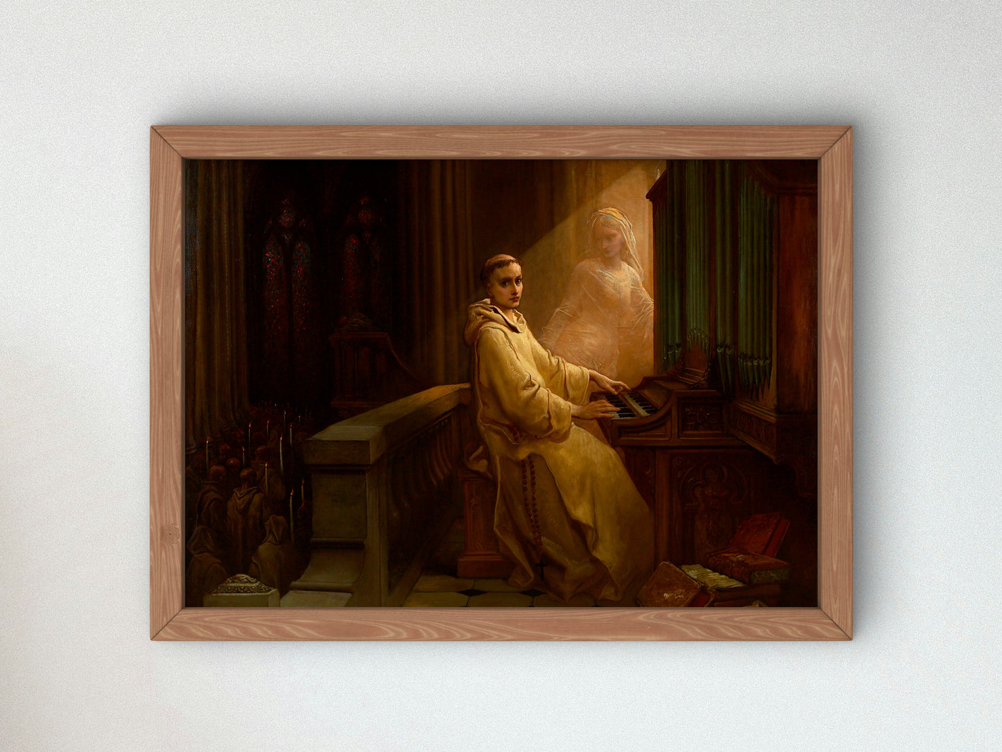 The Dream of a Monk by Gustave Doré 1880, Wall Art Print, Fine Art Reproduction, Museum Quality Decor, Poster