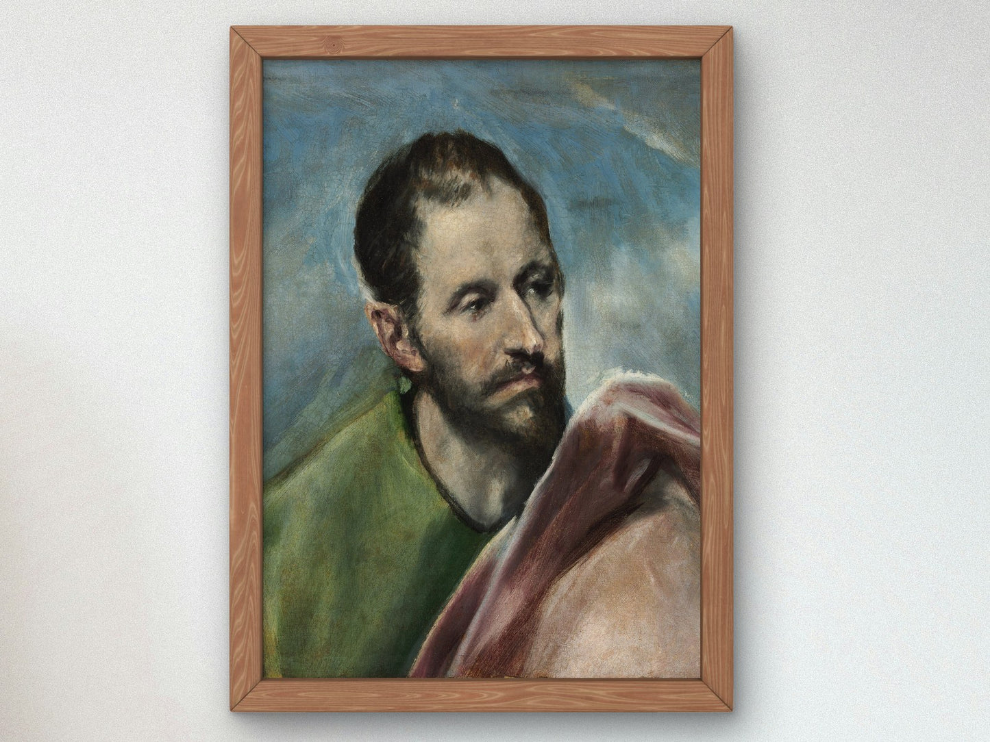 Saint James the Less by El Greco 1600, Wall Art Print, Fine Art Reproduction, Museum Quality Decor, Poster