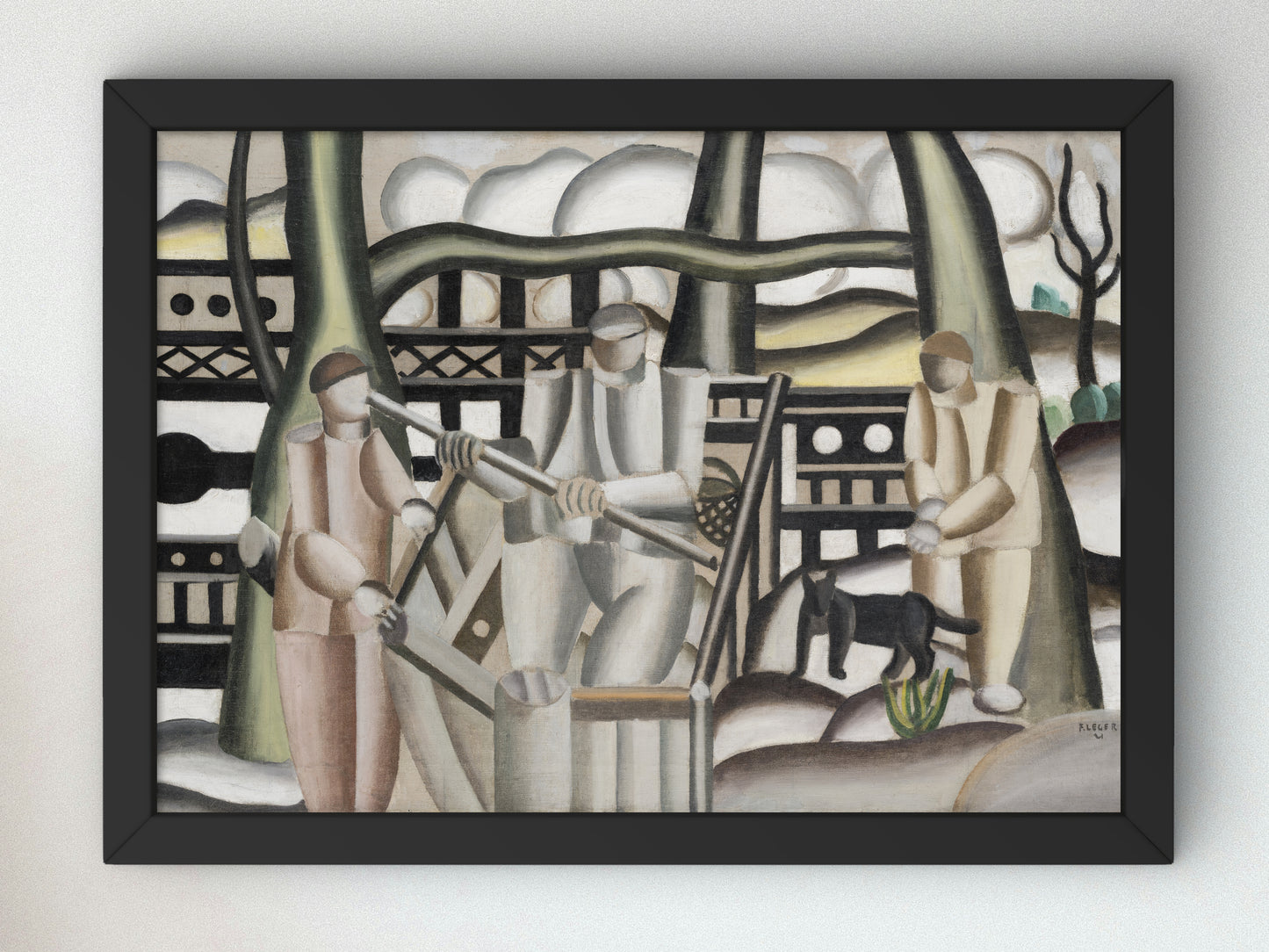 The Fishermen by Fernand Léger 1921, Wall Art Print, Fine Art Reproduction, Museum Quality Decor, Poster