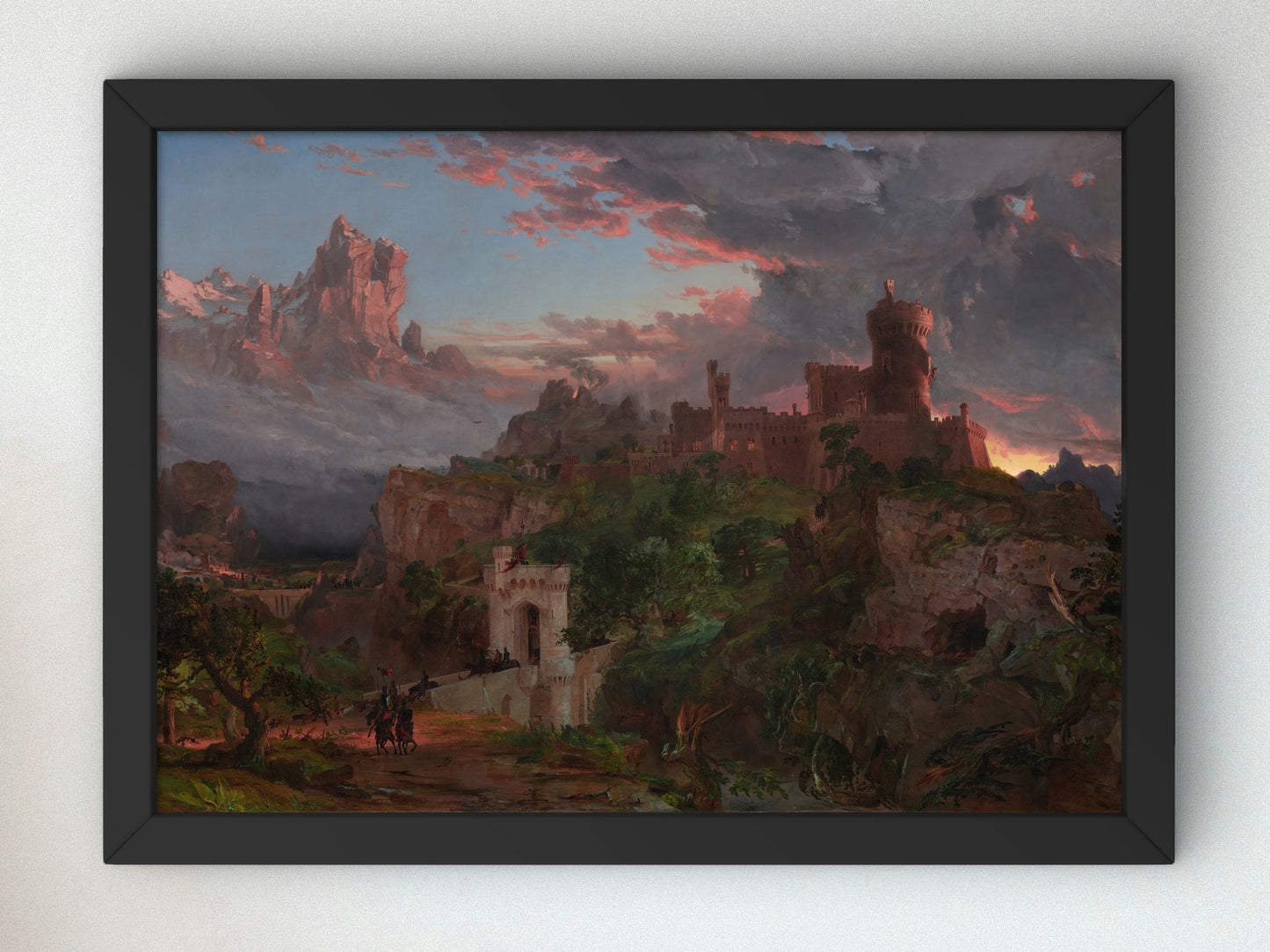 The Spirit of War by Jasper Francis Cropsey 1852, Wall Art Print, Fine Art Reproduction, Museum Quality Decor, Poster