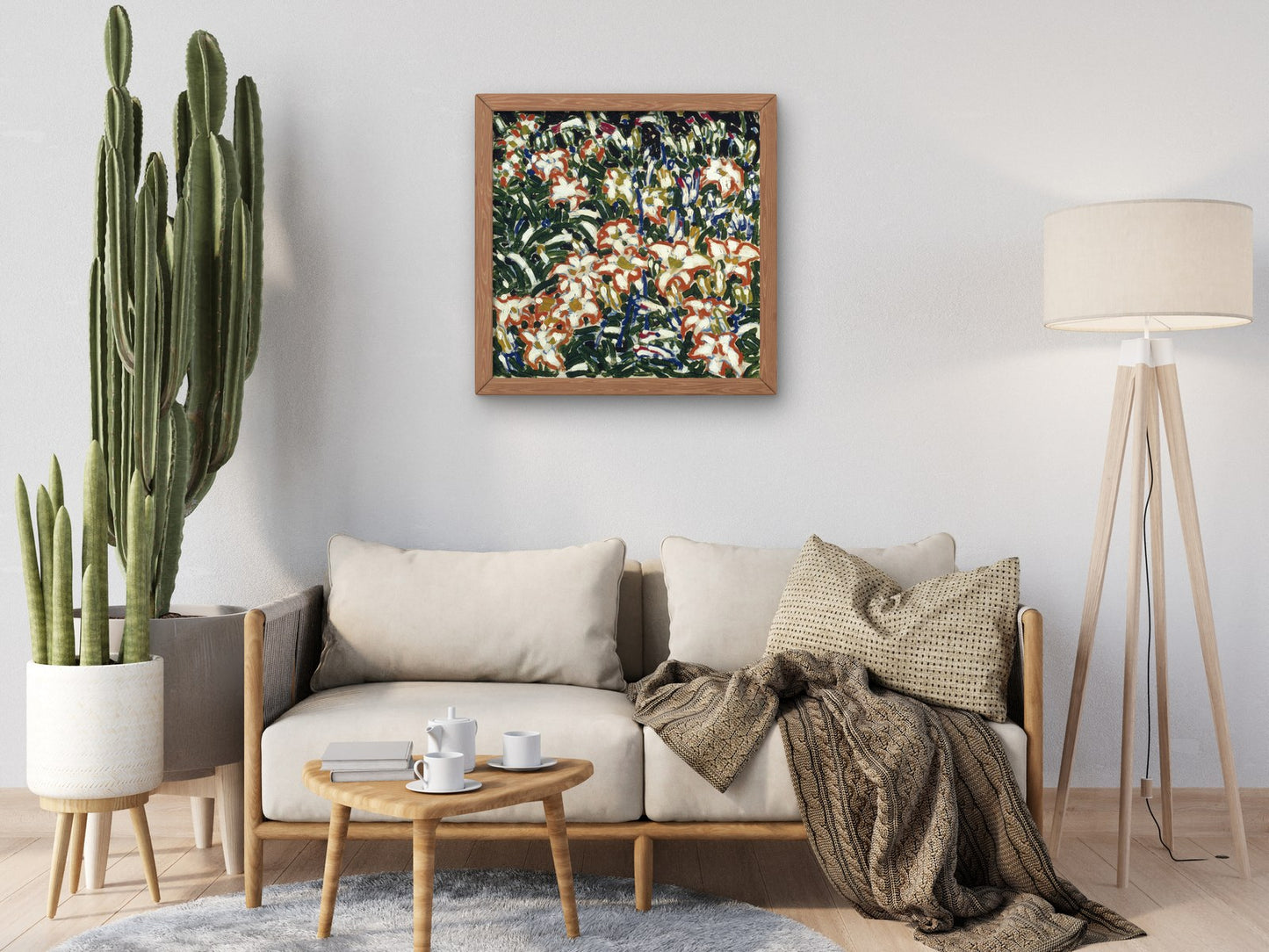 Lilies by David Milne 1913, Wall Art Print, Fine Art Reproduction, Museum Quality Decor, Poster