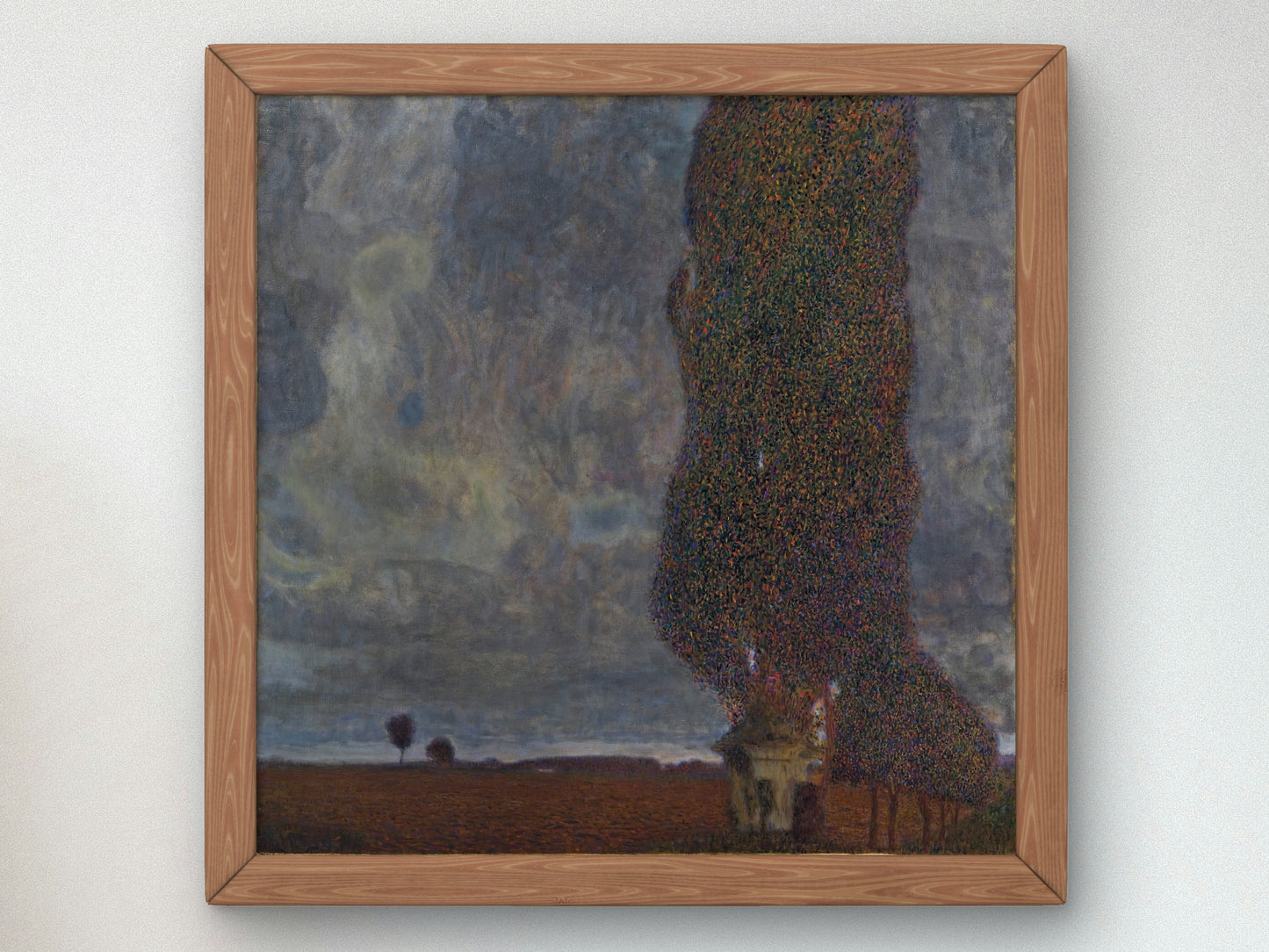 Approaching Thunderstorm, The Large Poplar II by Gustav Klimt 1903, Wall Art Print, Fine Art Reproduction, Museum Quality Decor, Poster