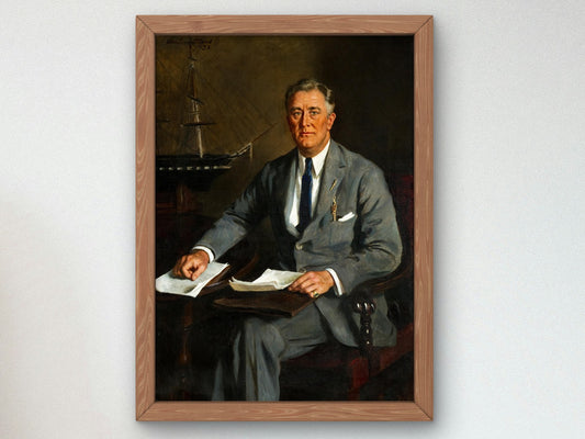 Franklin D. Roosevelt by Ellen Emmet Rand 1932, Wall Art Print, Fine Art Reproduction, Museum Quality Decor, Poster