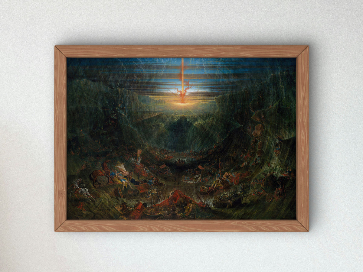 The Delivery of Israel Out of Egypt by Samuel Colman 1820, Wall Art Print, Fine Art Reproduction, Museum Quality Decor, Poster