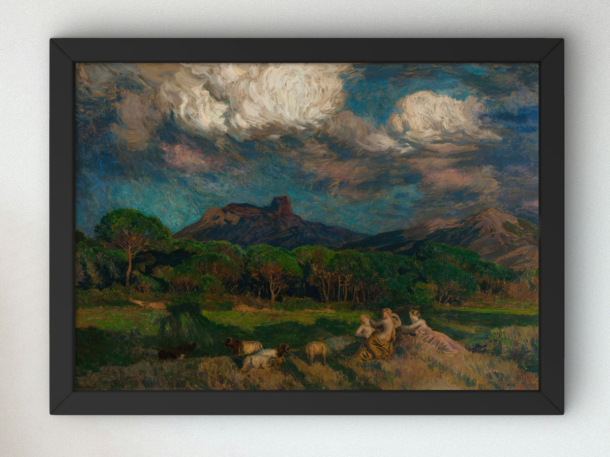 The Dryads by Émile Ménard, Wall Art Print, Fine Art Reproduction, Museum Quality Decor, Poster