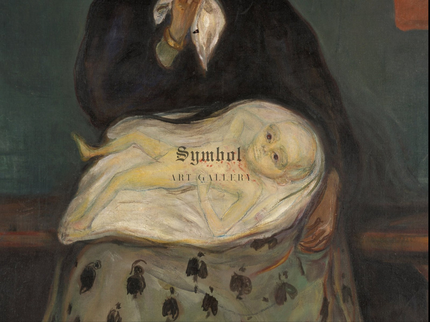 Inheritance by Edvard Munch 1897, Wall Art Print, Fine Art Reproduction, Museum Quality Decor, Poster