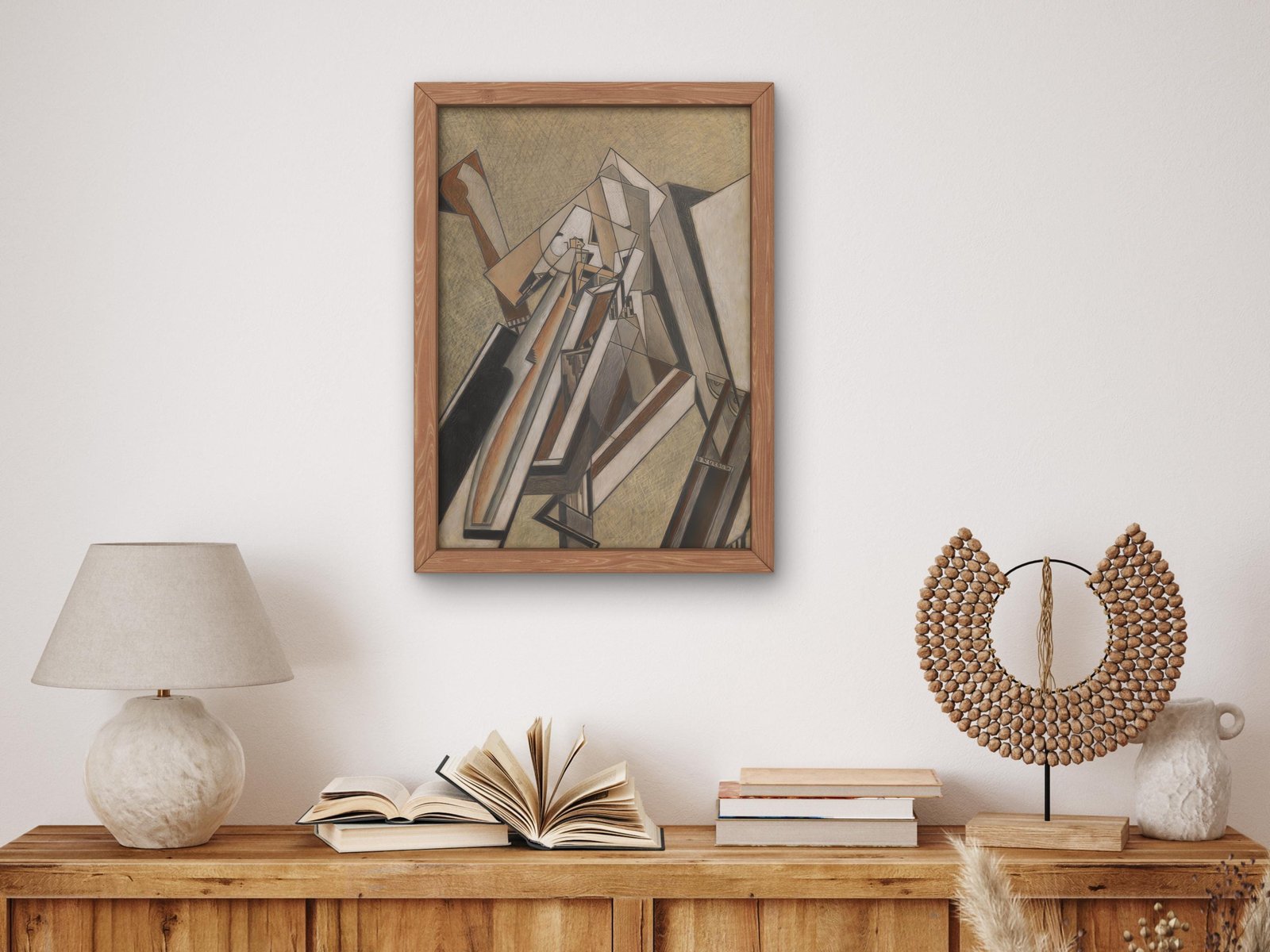 Abstract Composition by Lawrence Atkinson, 1914, Cubism and Abstract Art, fine art print
