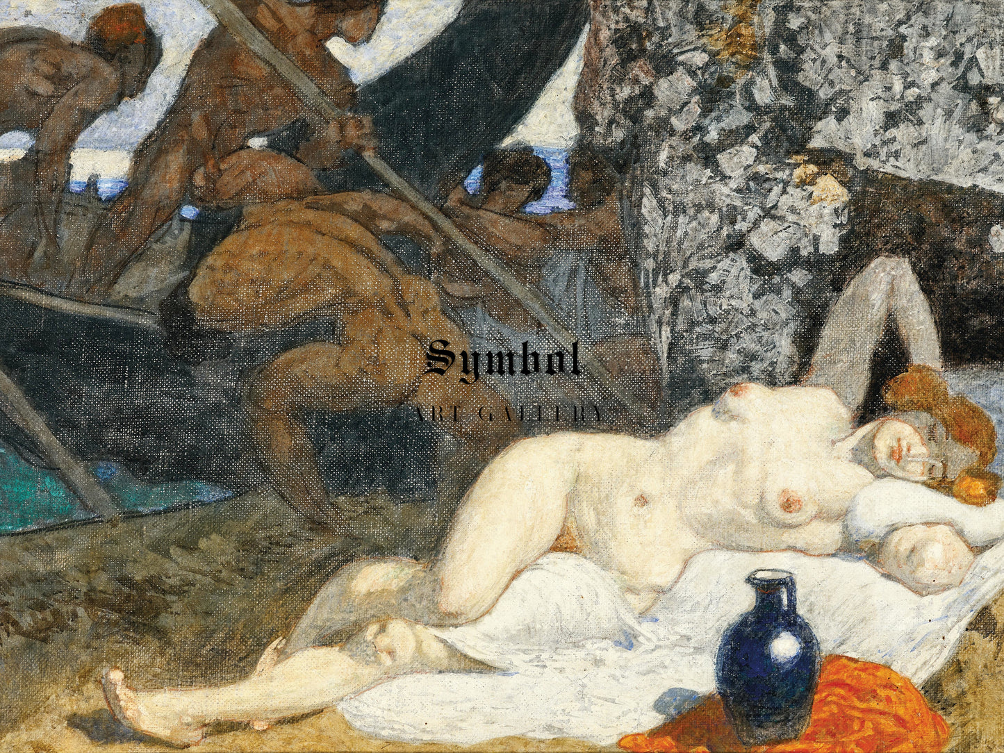 Ariadne on Naxos by Alexander Rothaug, Wall Art Print, Fine Art Reproduction, Museum Quality Decor, Poster