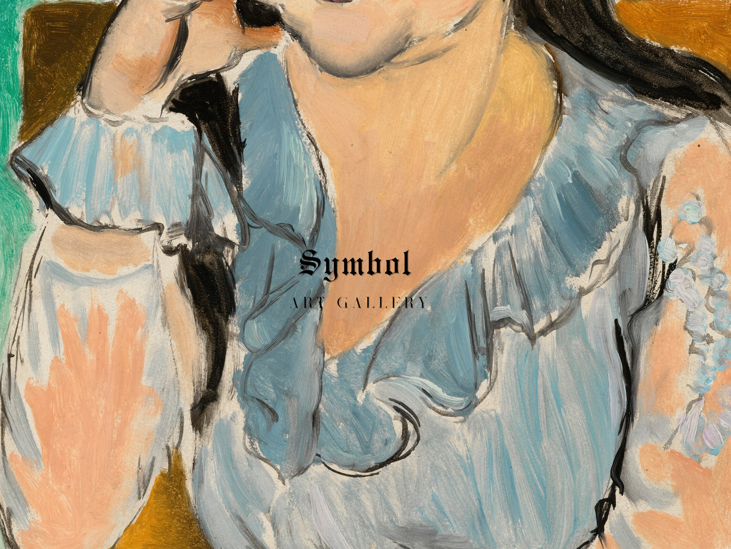 Portrait of a Woman Lorette by Henri Matisse 1916, Wall Art Print, Fine Art Reproduction, Museum Quality Decor, Poster
